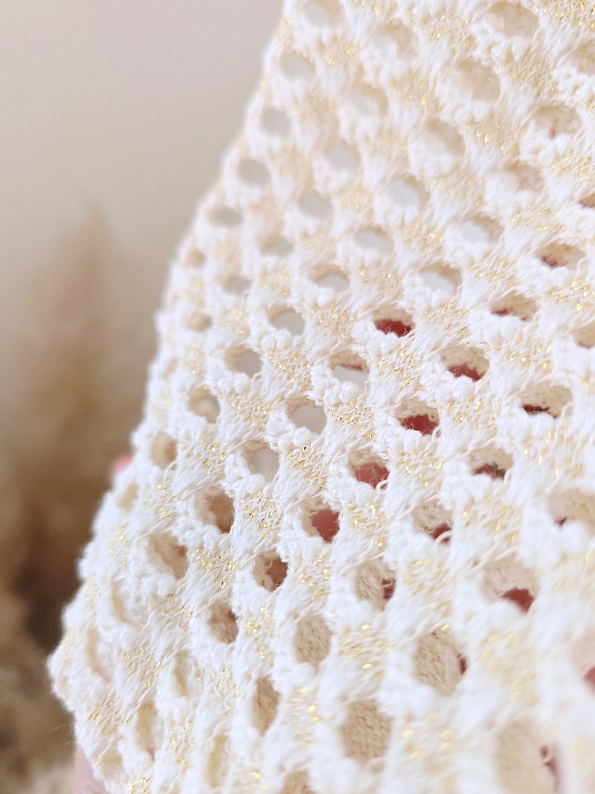 Veste cintrée en crochet