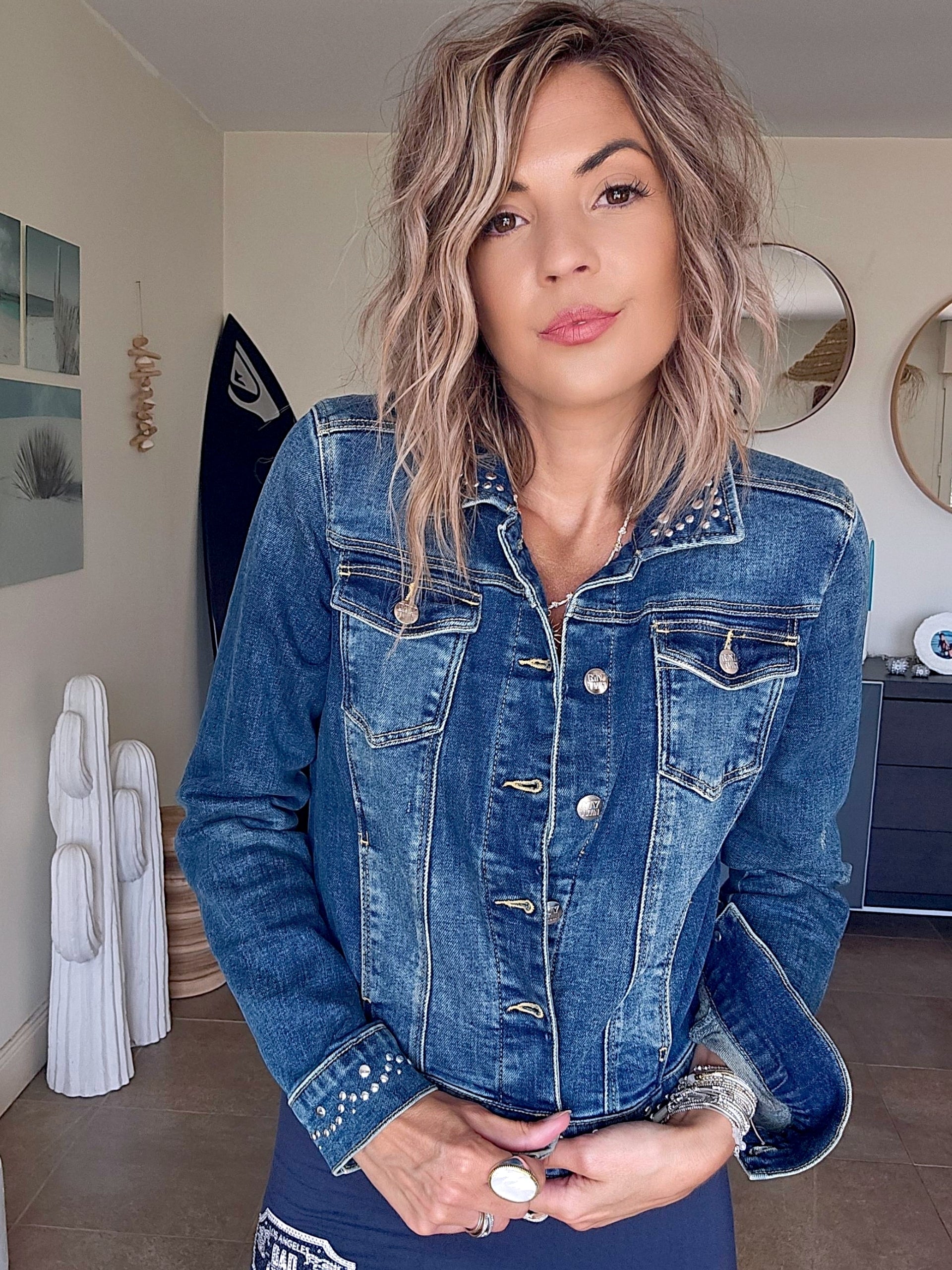 Veste en jean twin