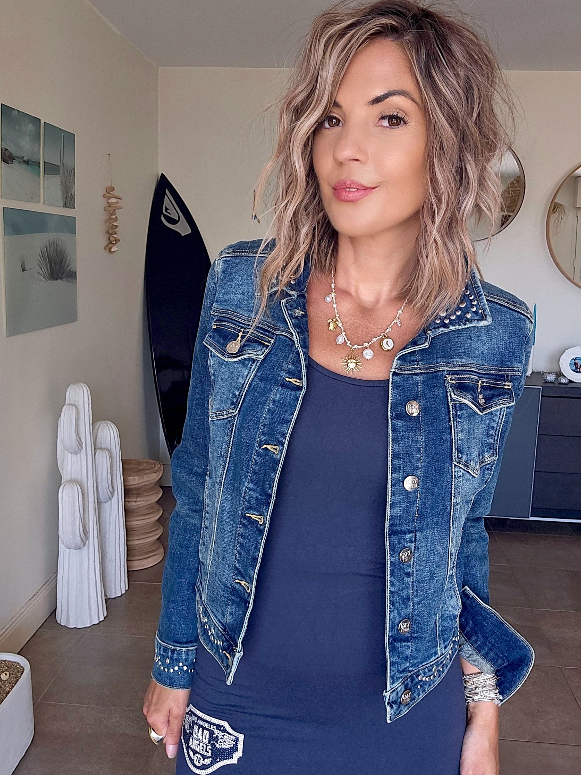 Veste en jean twin