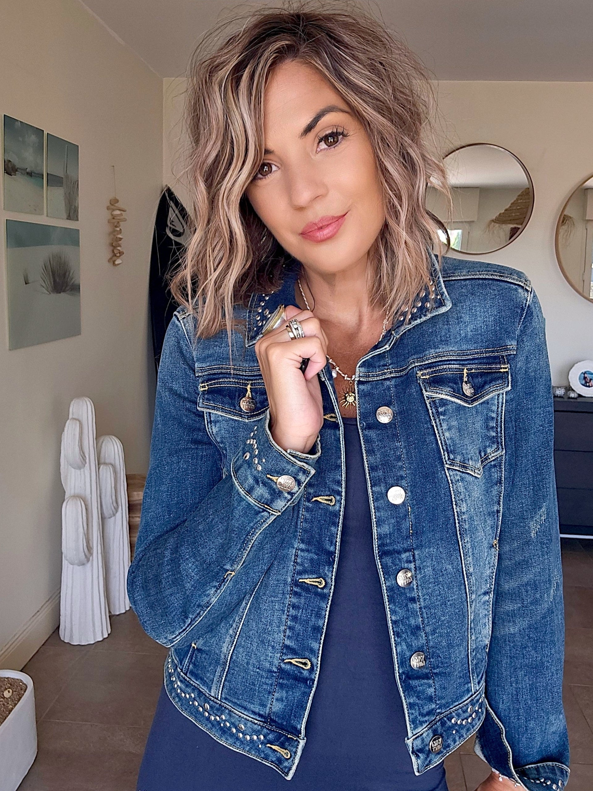Veste en jean twin