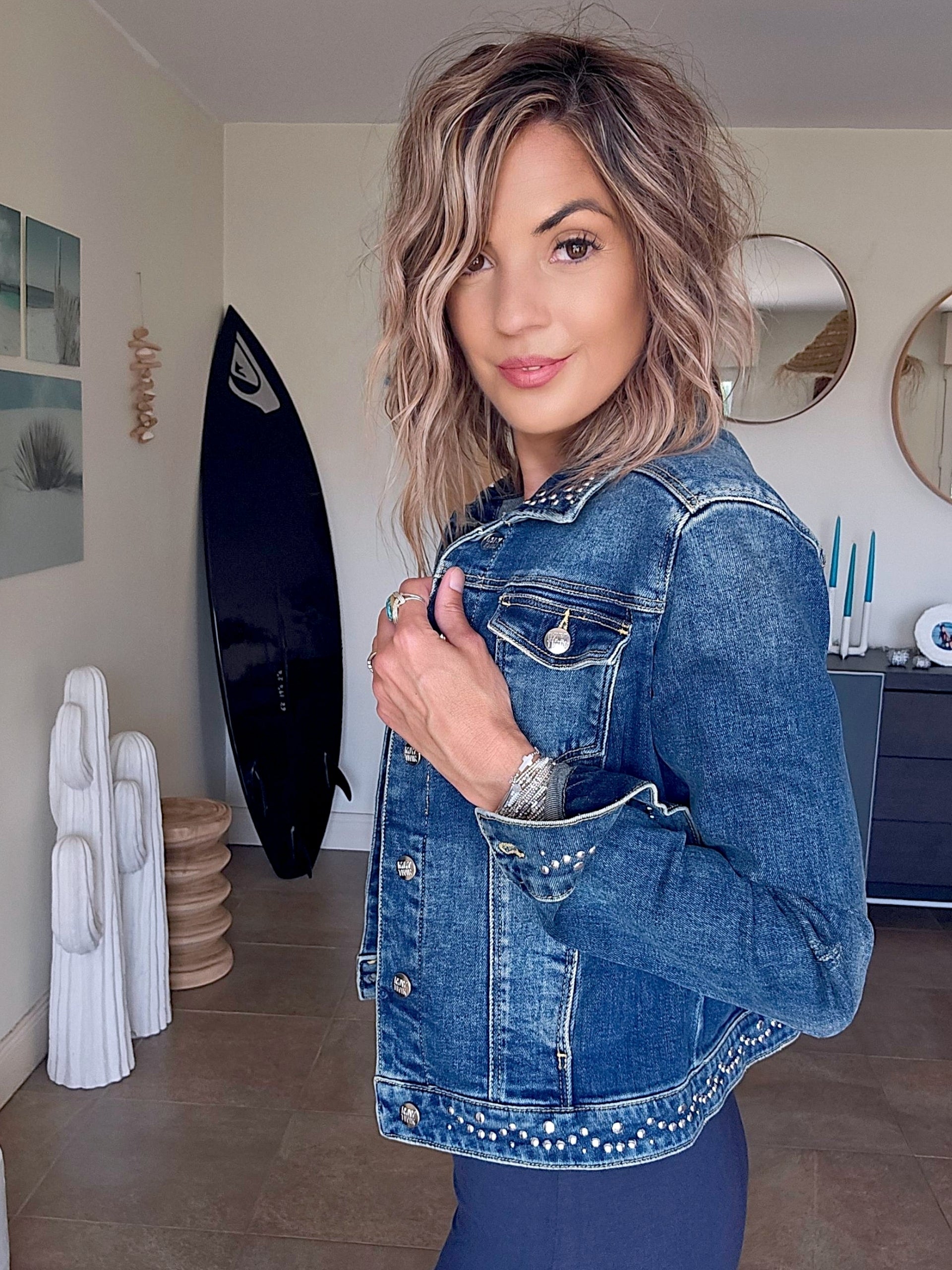 Veste en jean twin