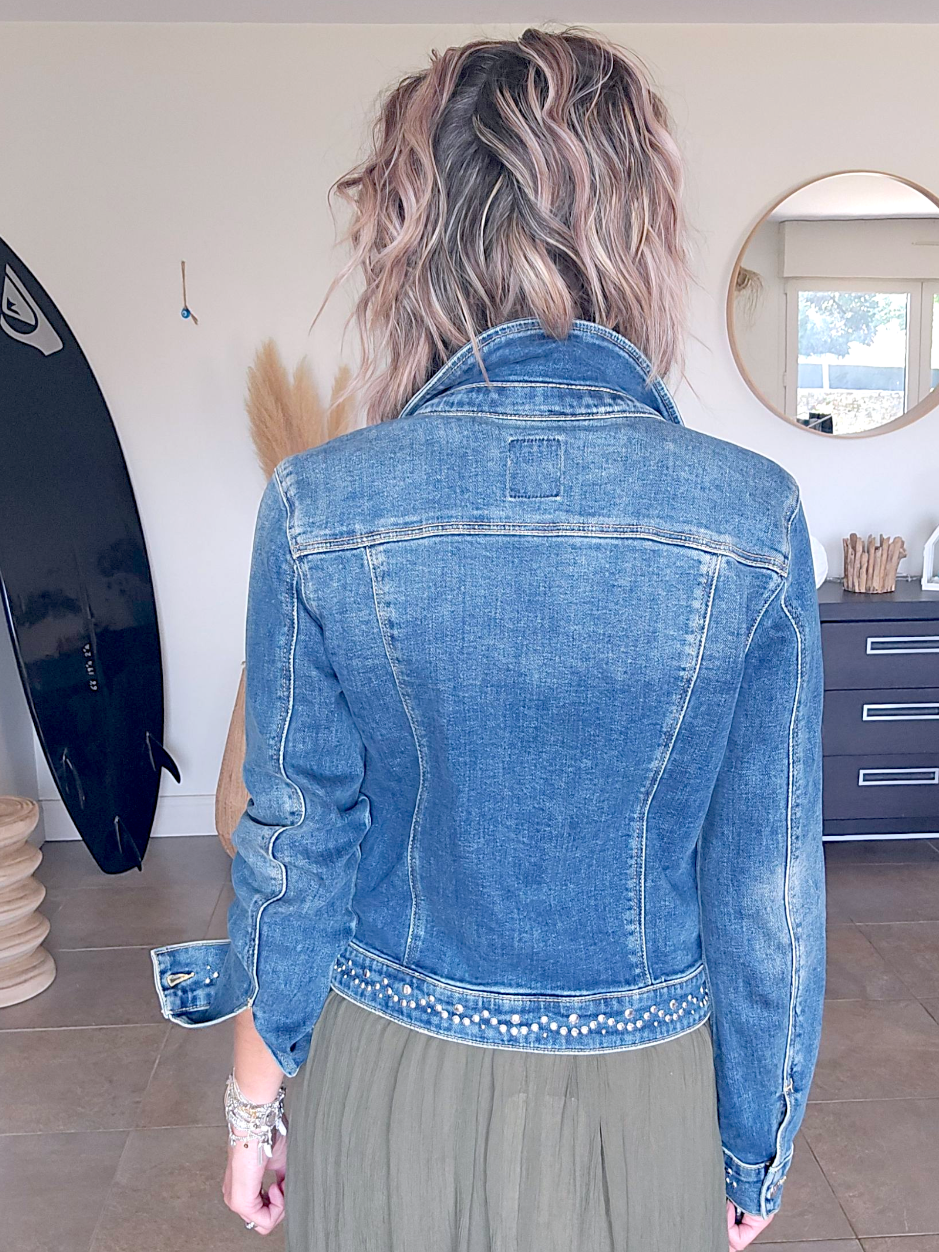 Veste en jean twin