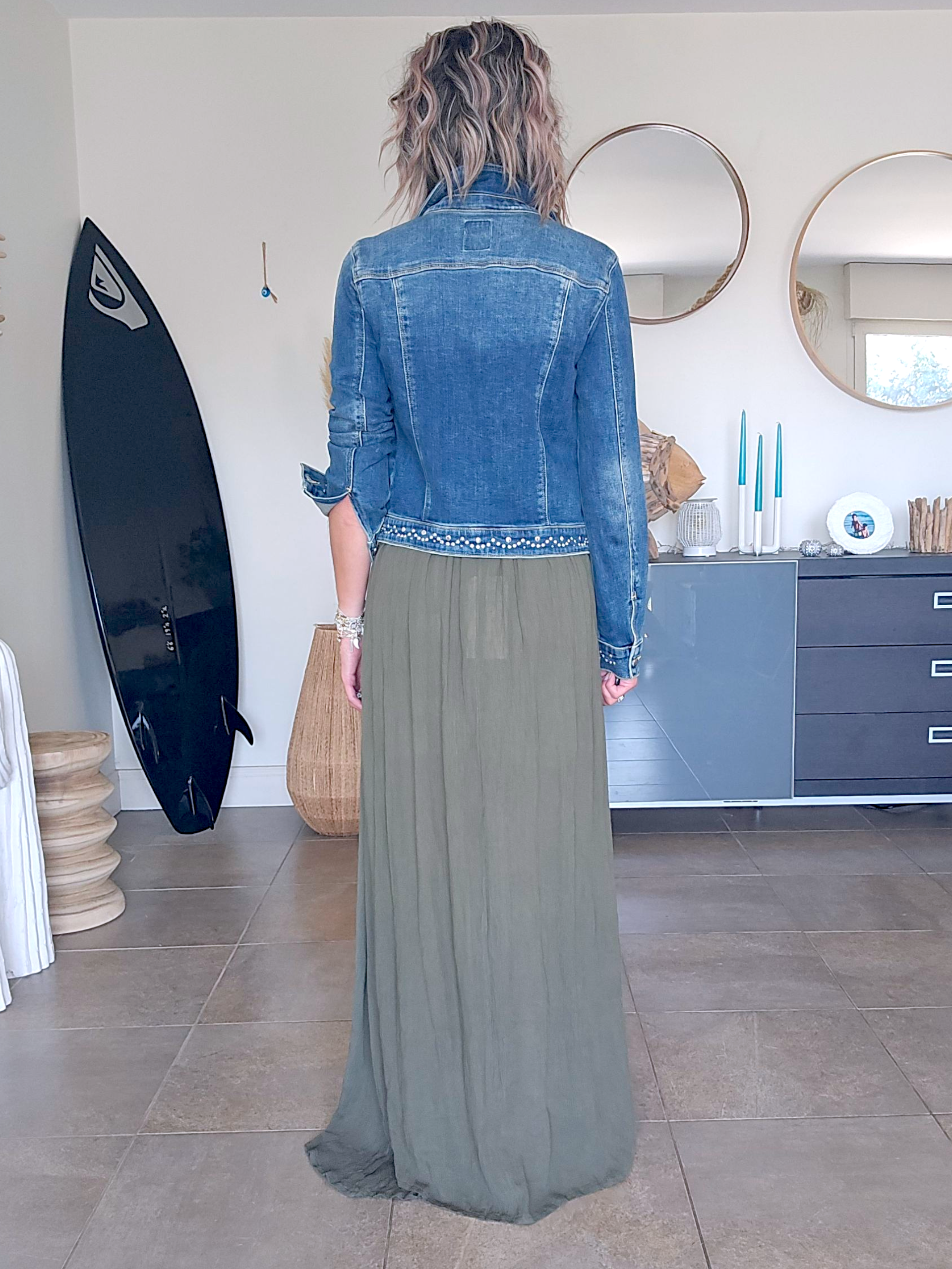 Veste en jean twin