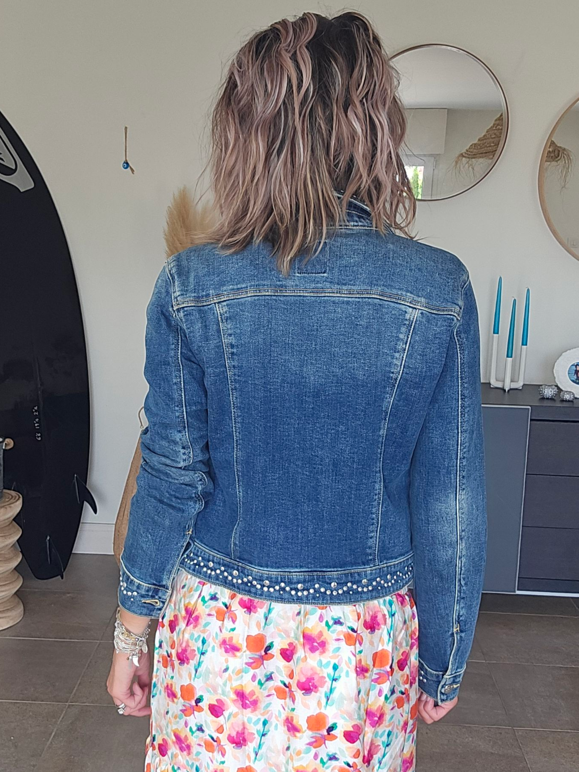 Veste en jean twin