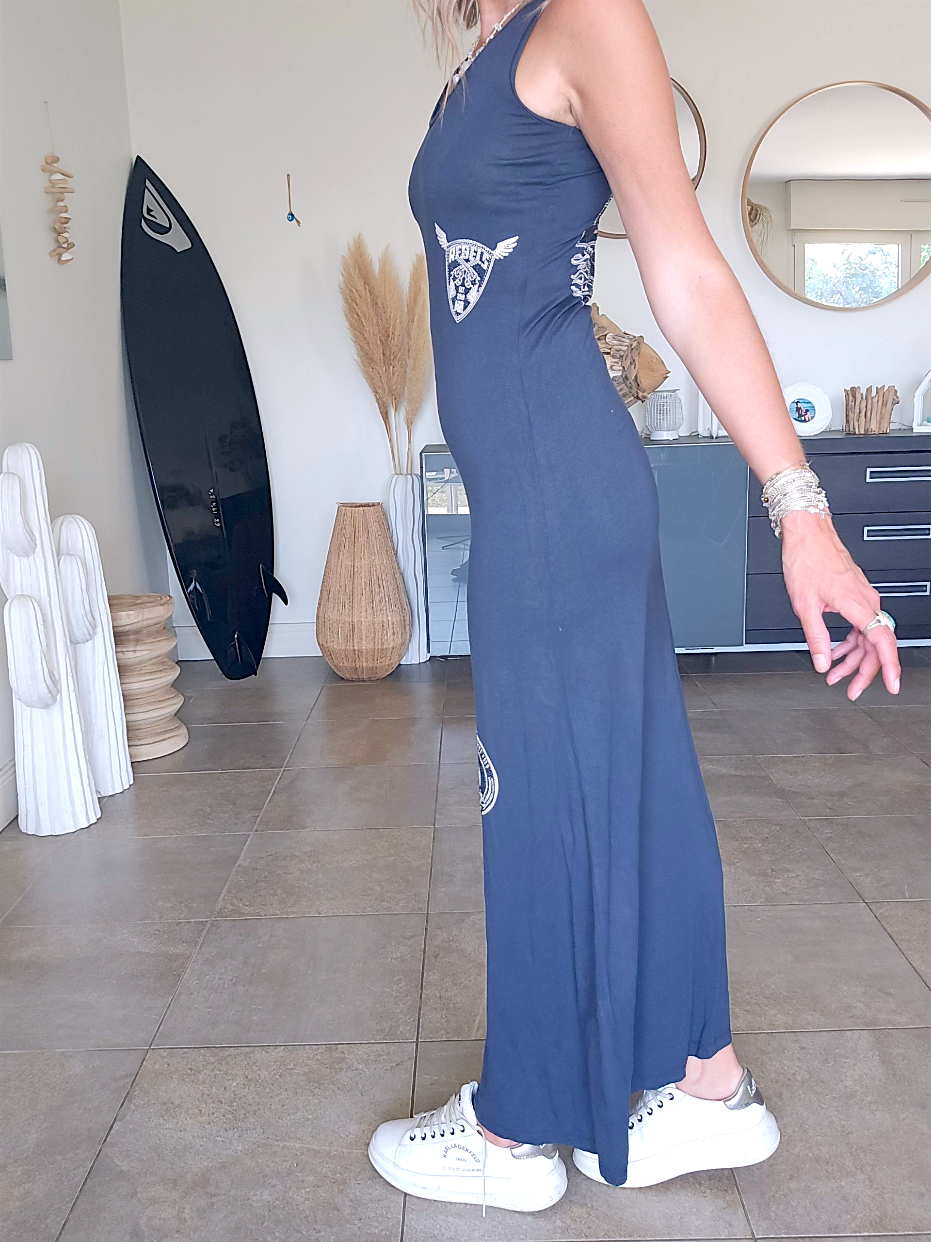 Robe tee-shirt strass