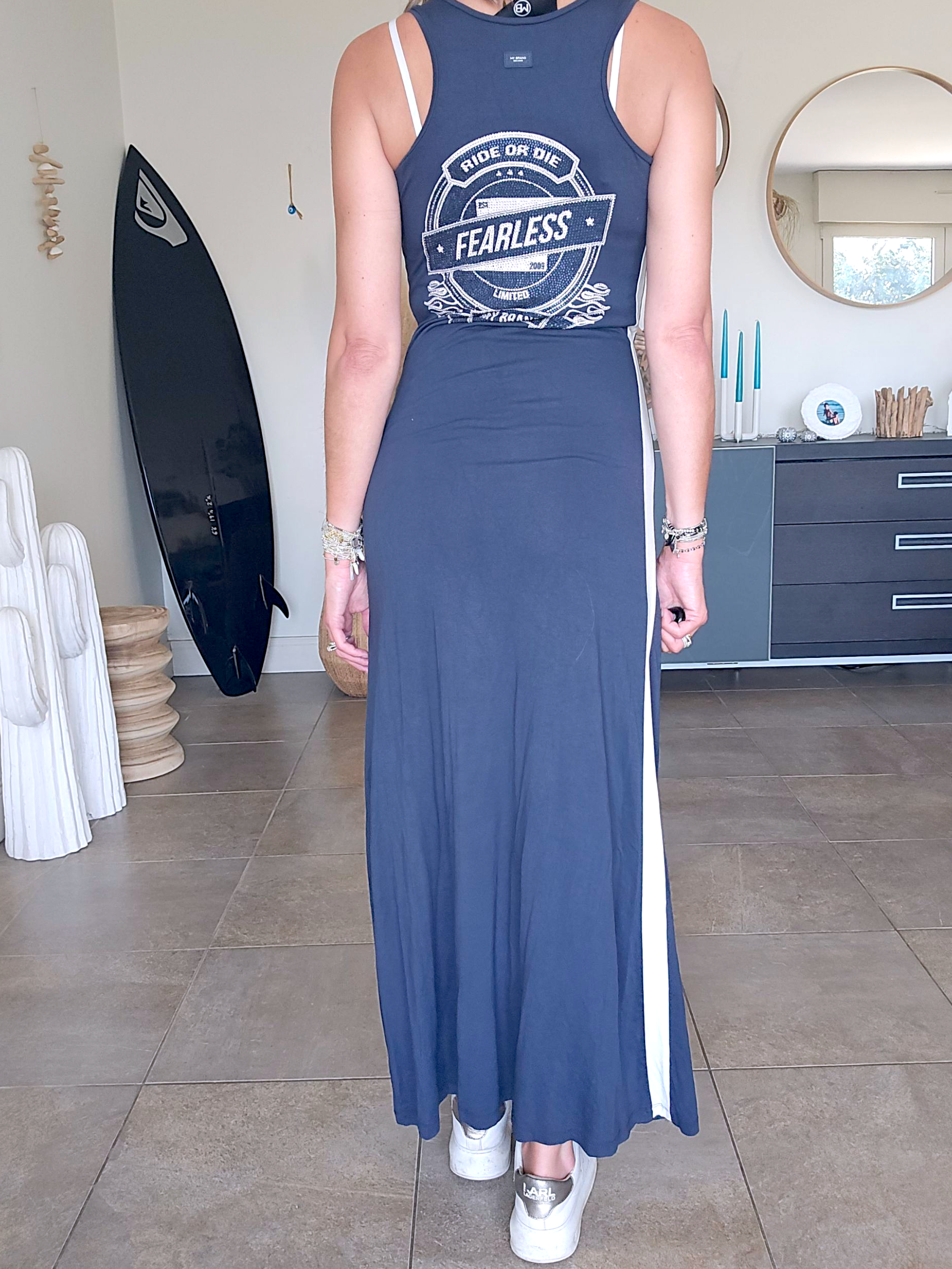 Robe tee-shirt strass