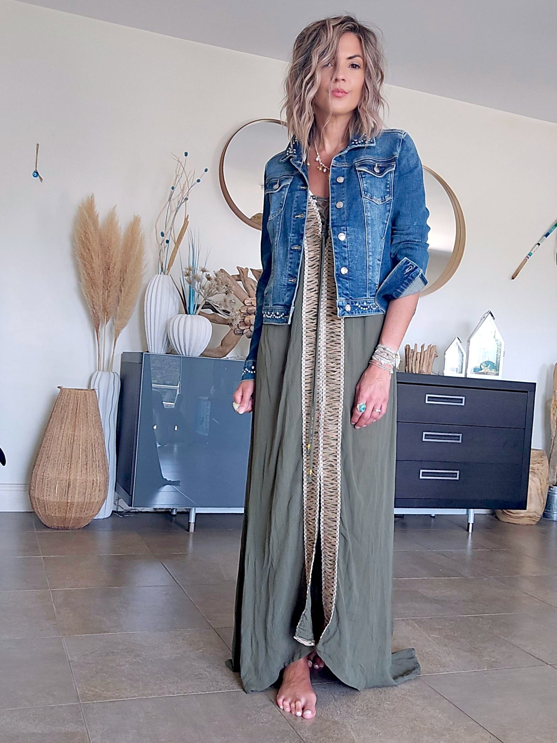 Veste en jean twin