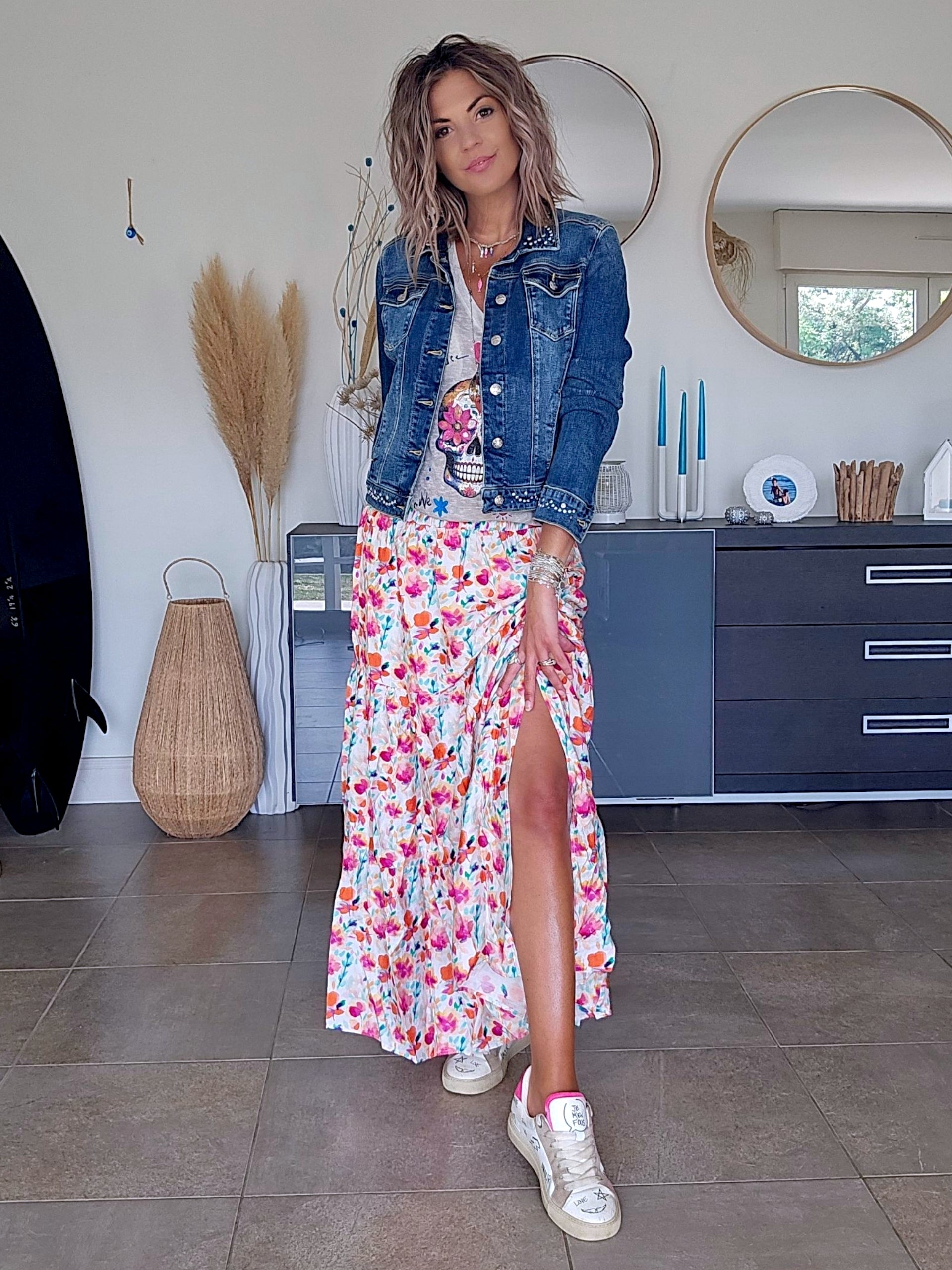 Veste en jean twin