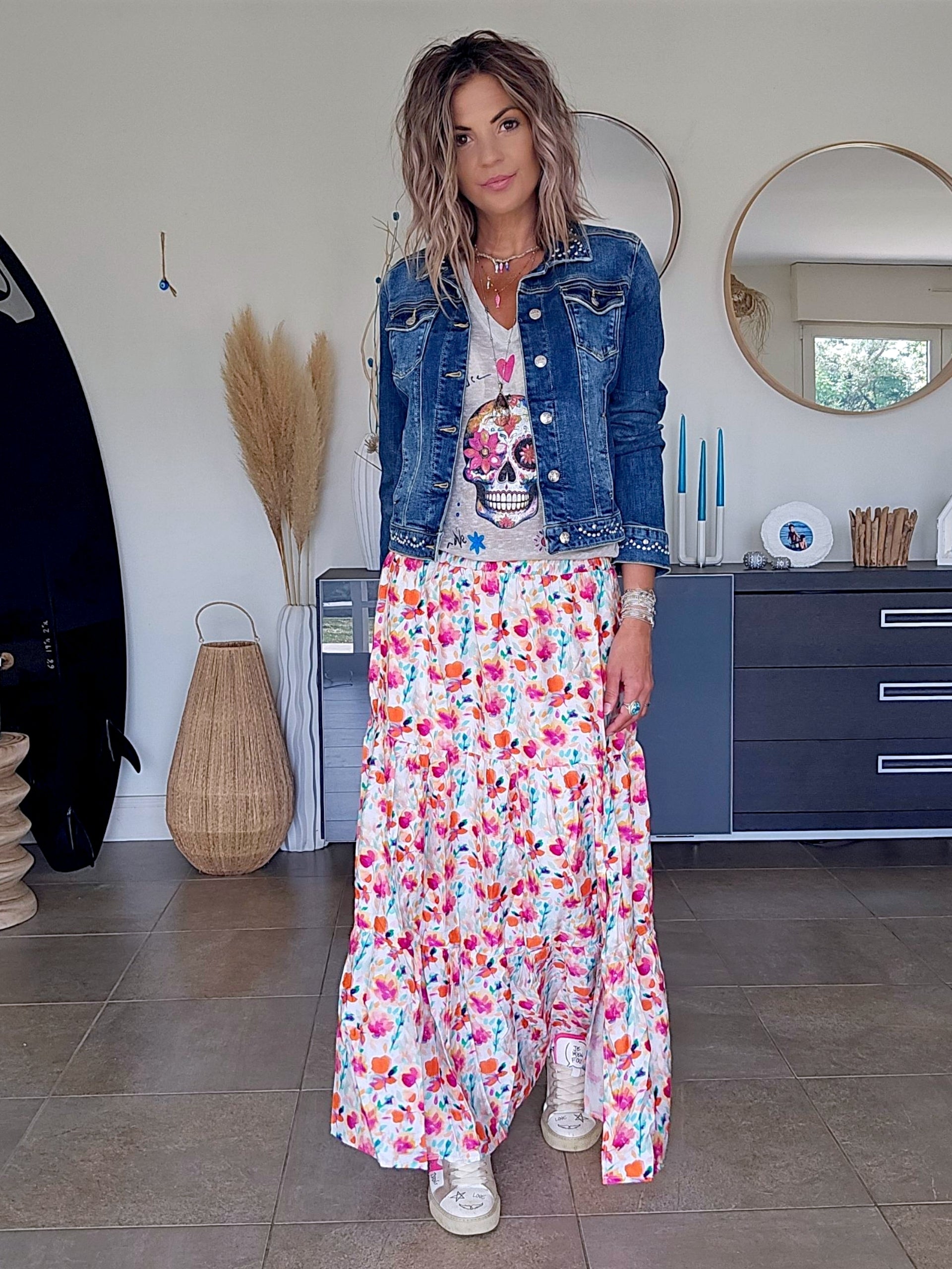 Jupe flowers