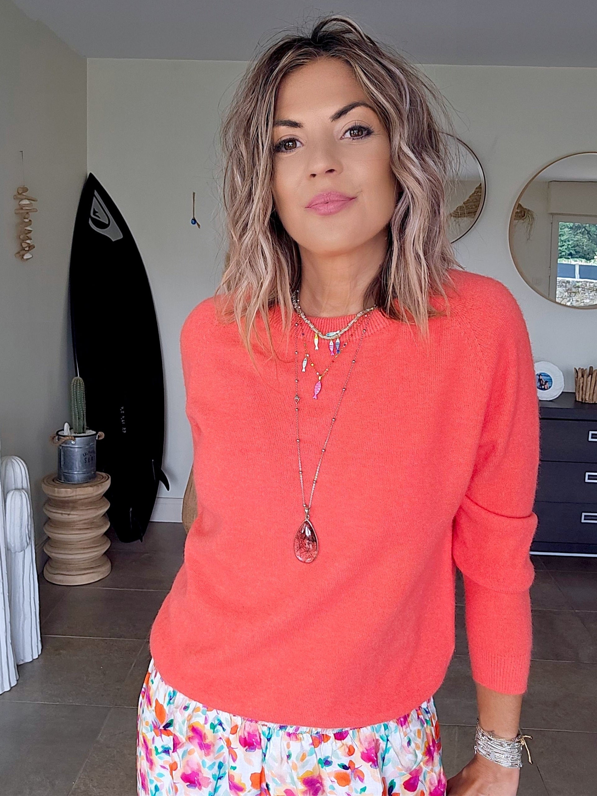 Pull orange sanguine vif