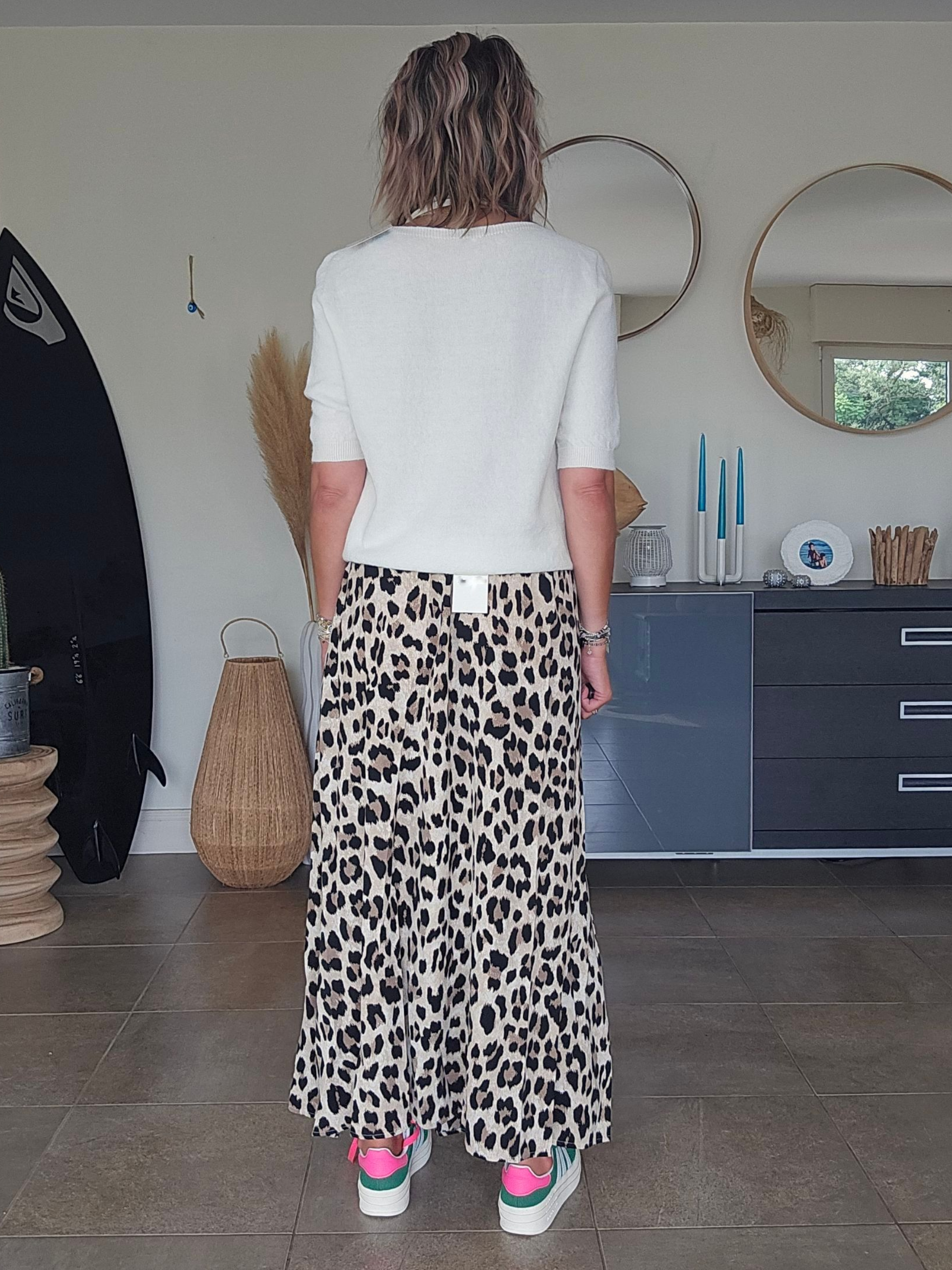 Pull doux blanc