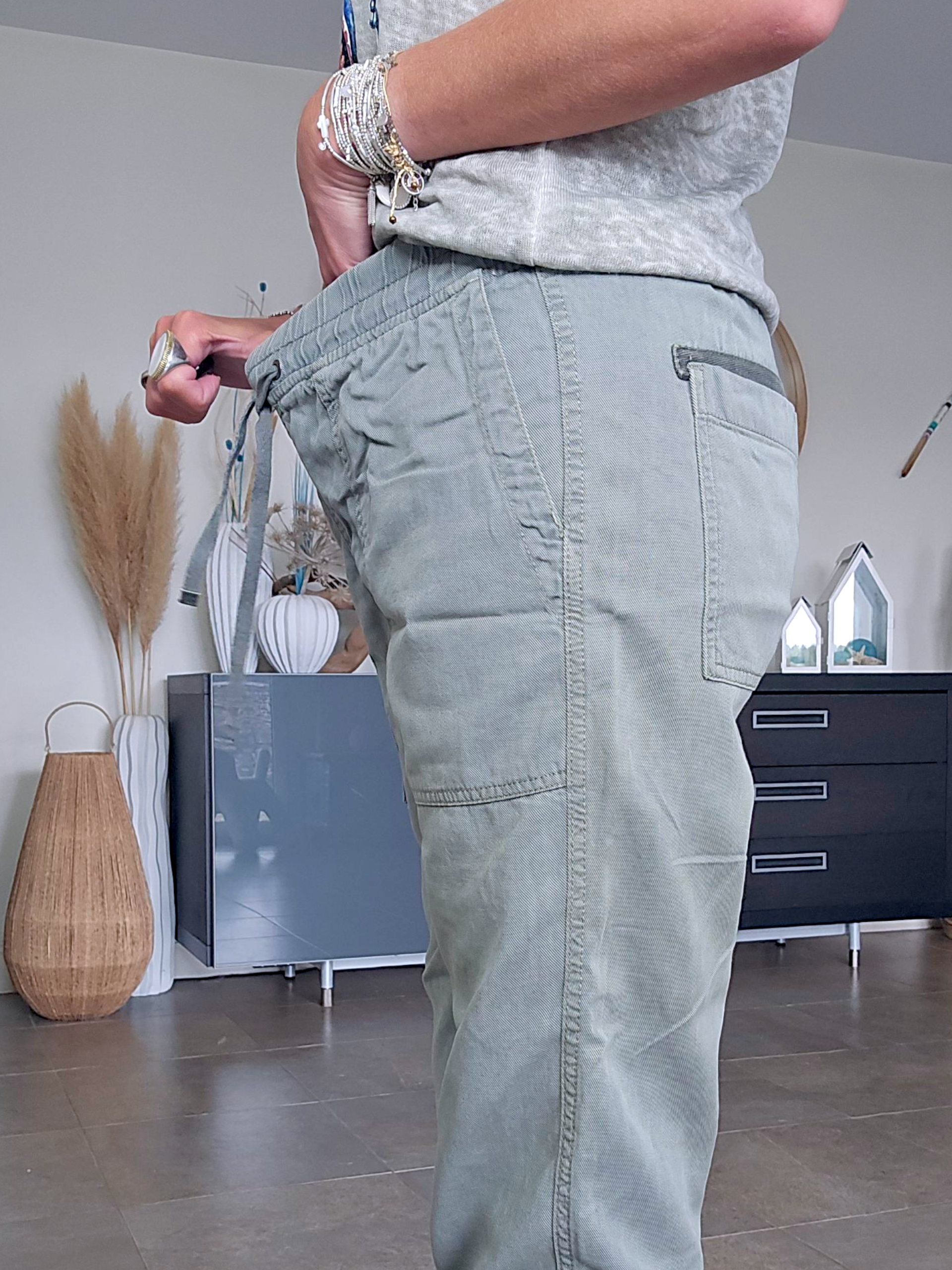 Pantalon jog kaki
