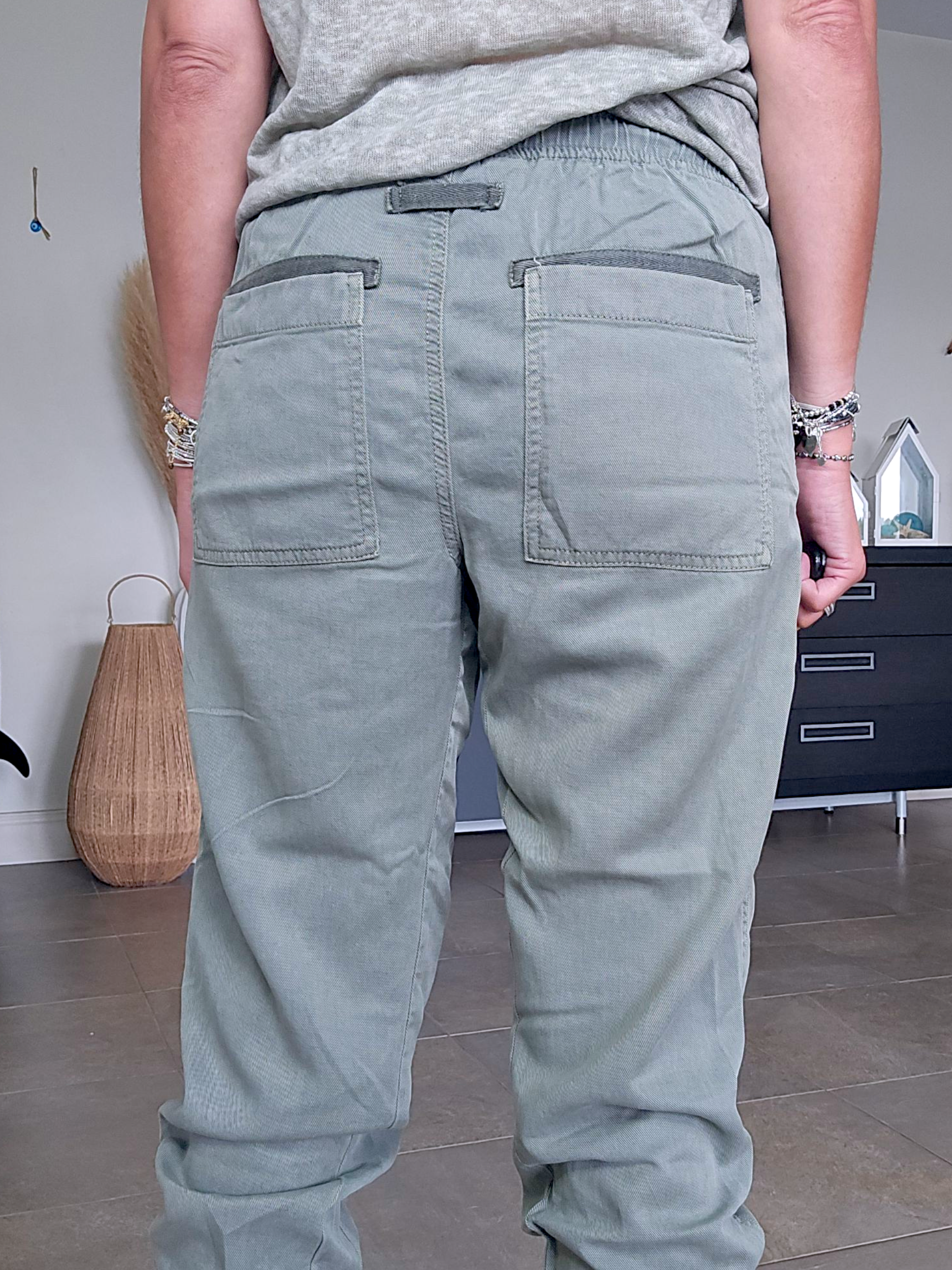 Pantalon jog kaki