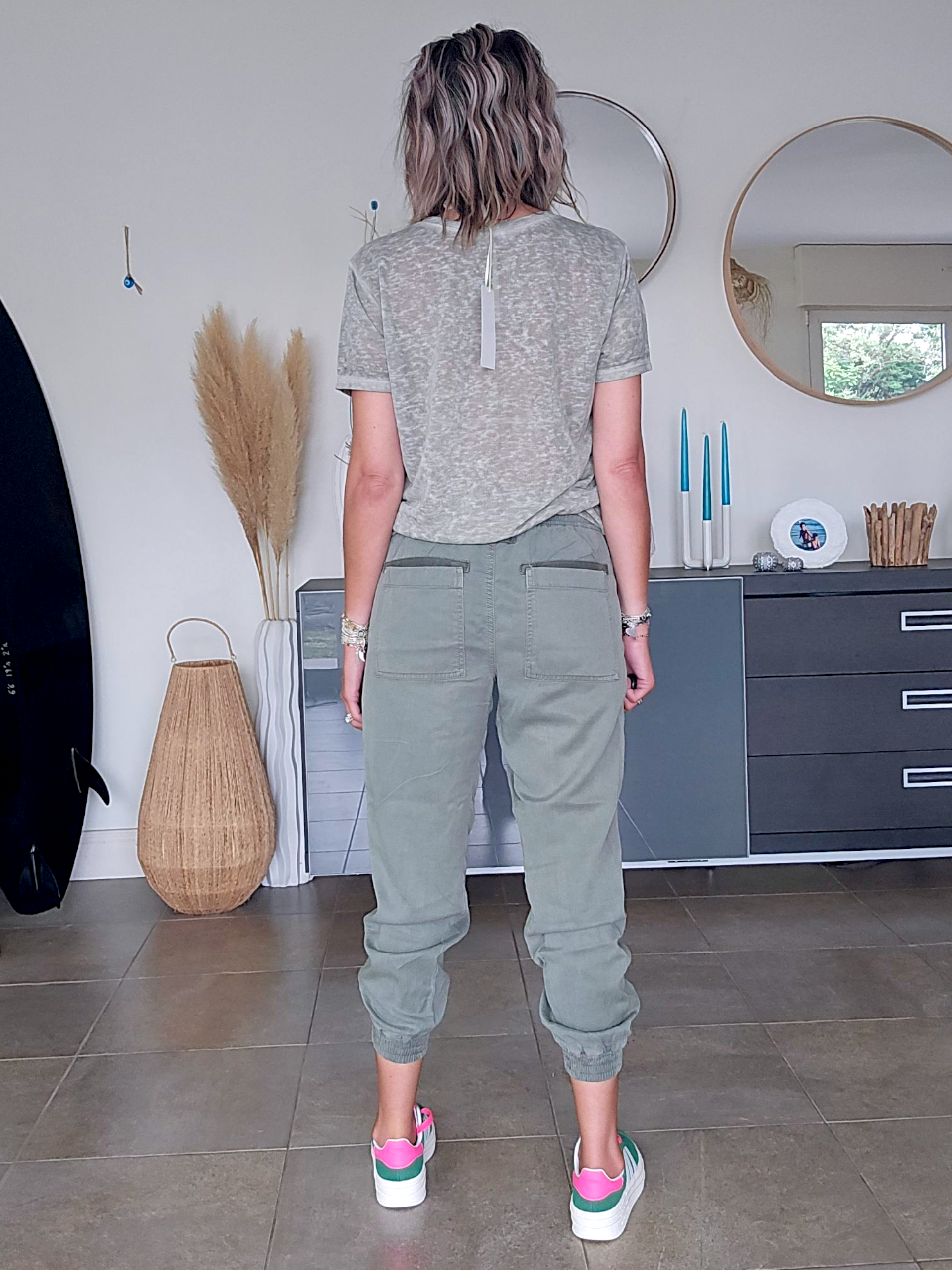 Pantalon jog kaki
