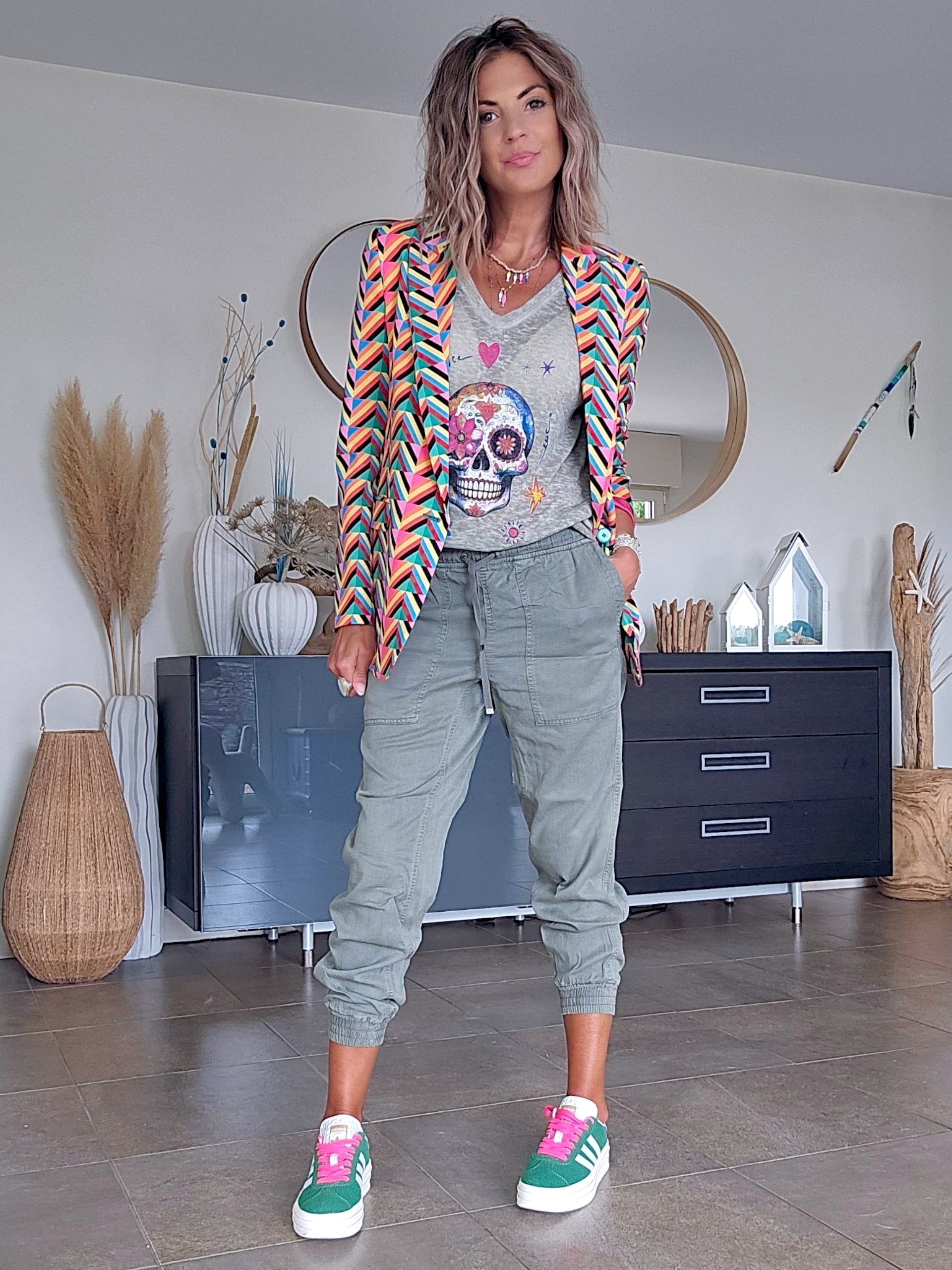 Pantalon jog kaki