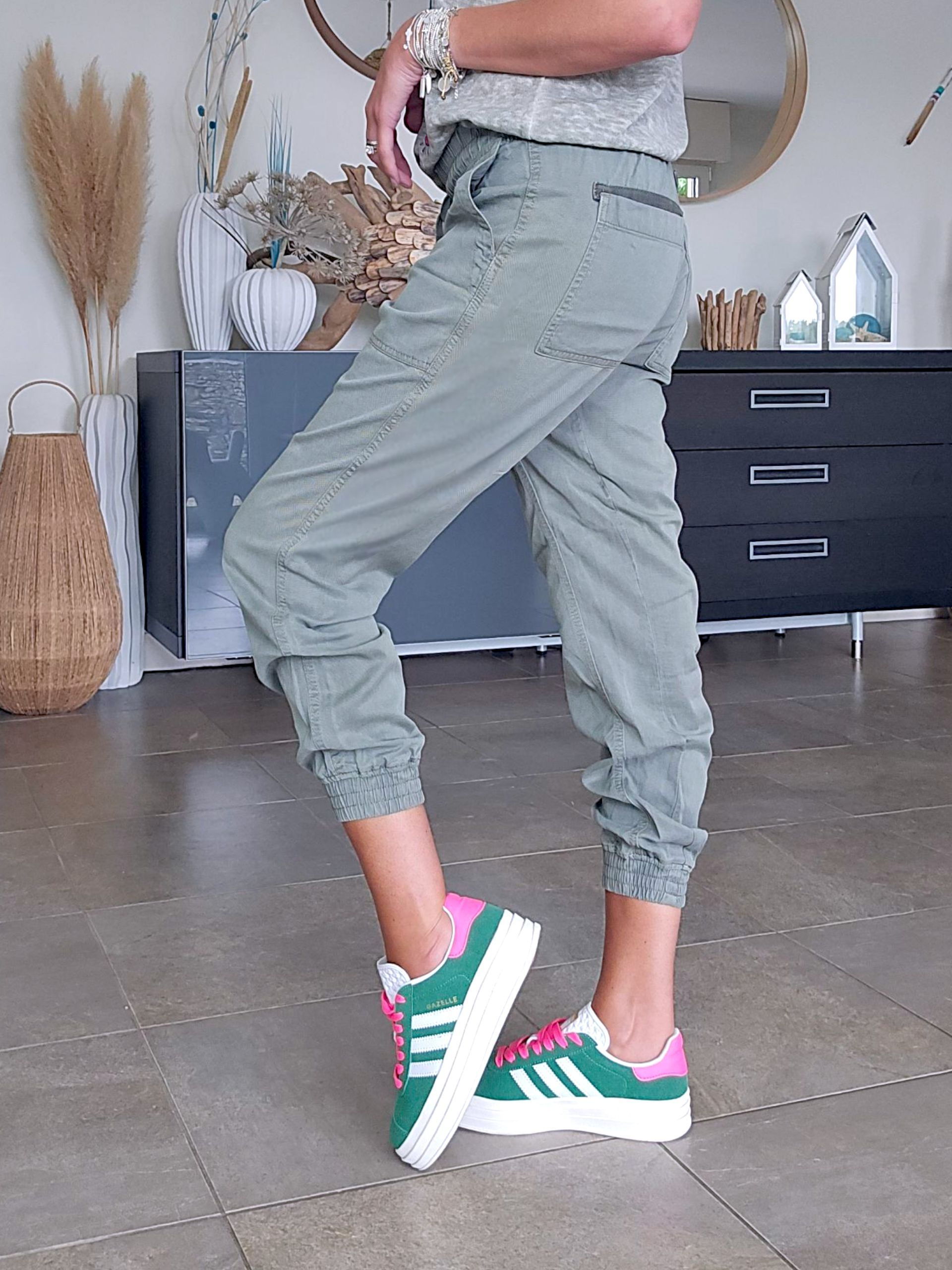 Pantalon jog kaki