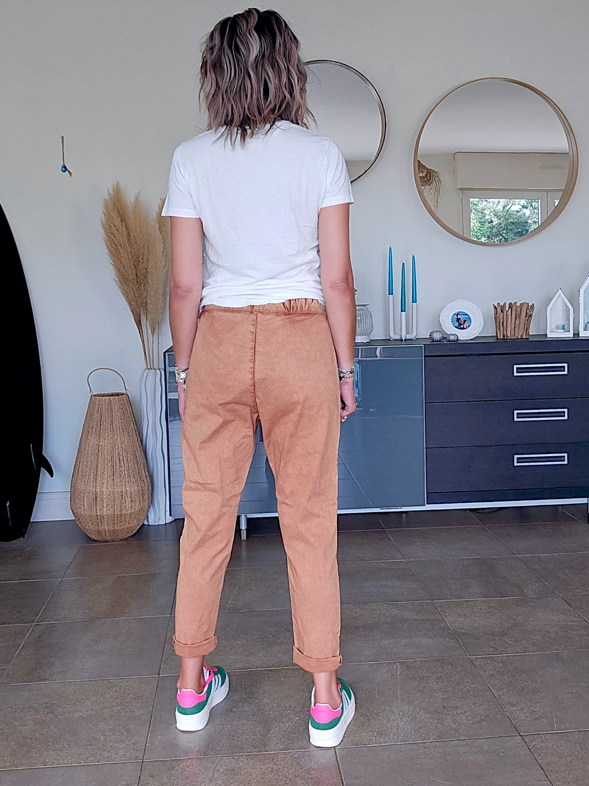 Pantalon chino terre