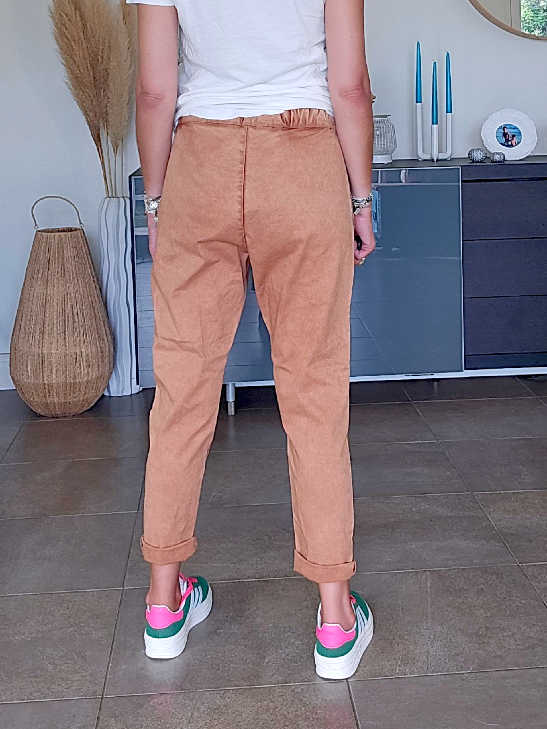 Pantalon chino terre