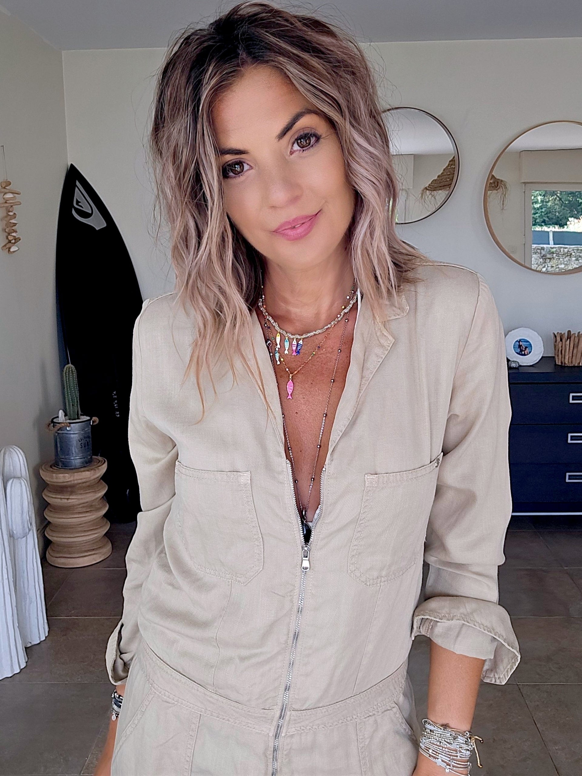 Combinaison beige