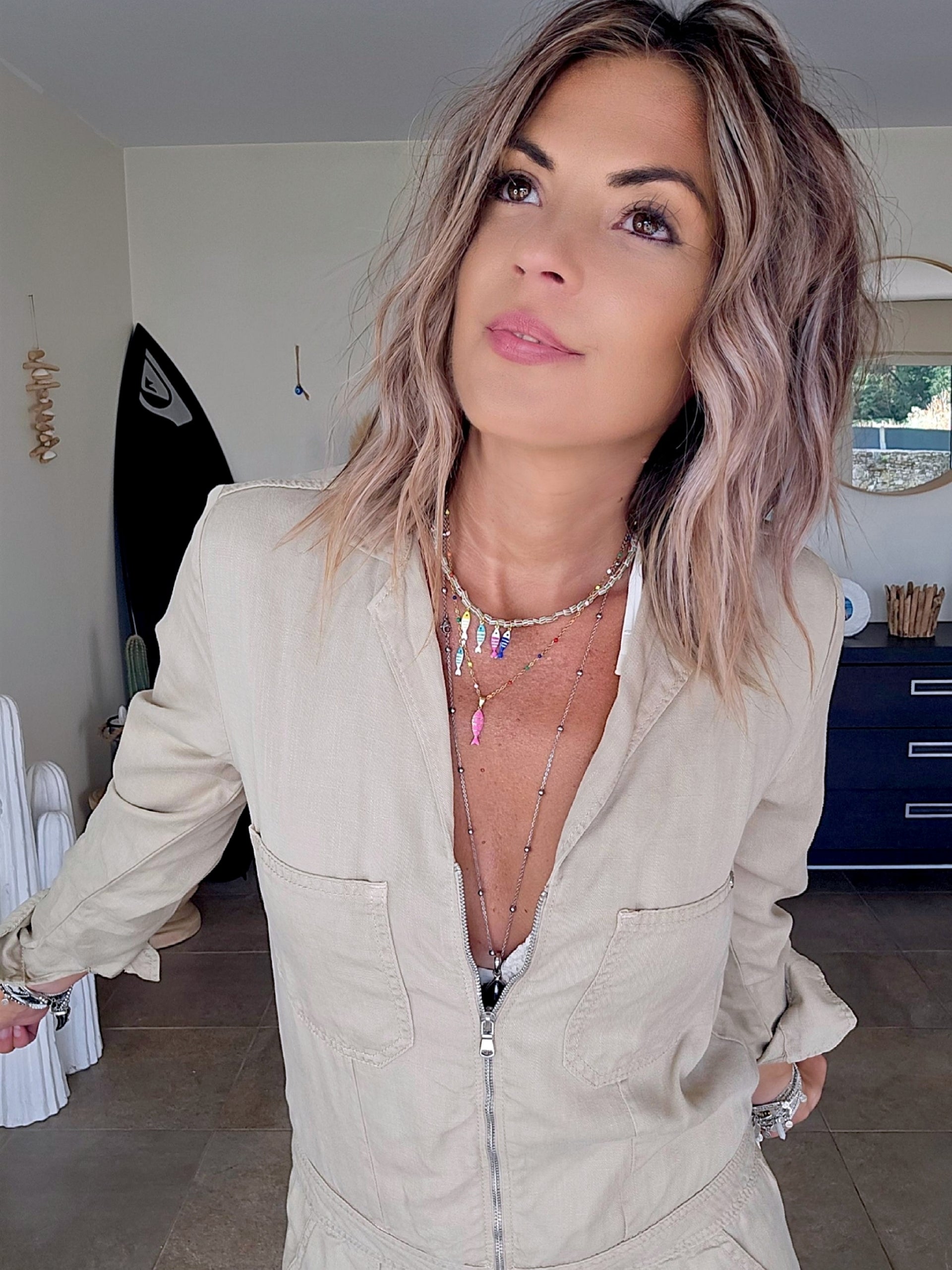 Combinaison beige
