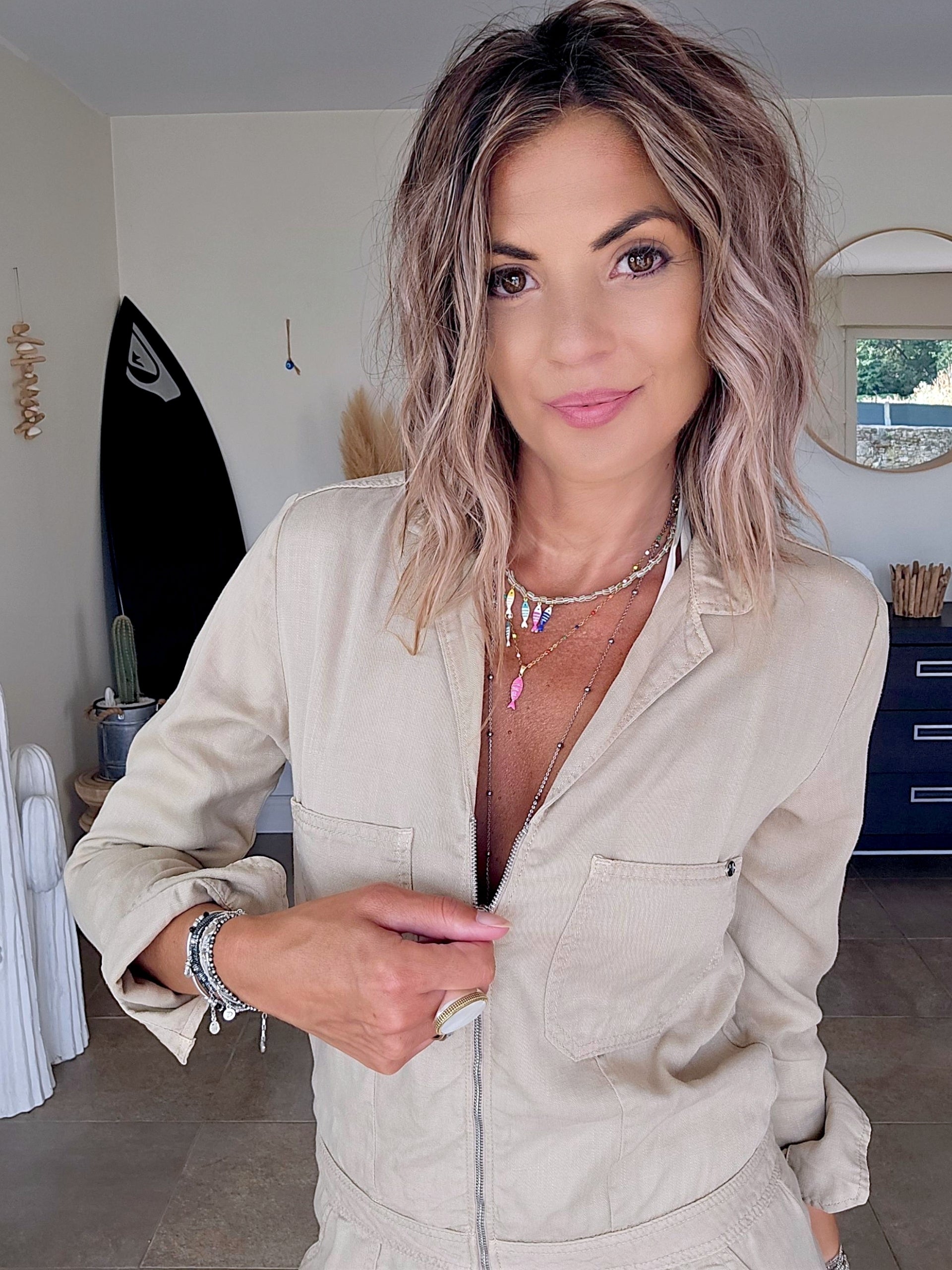Combinaison beige