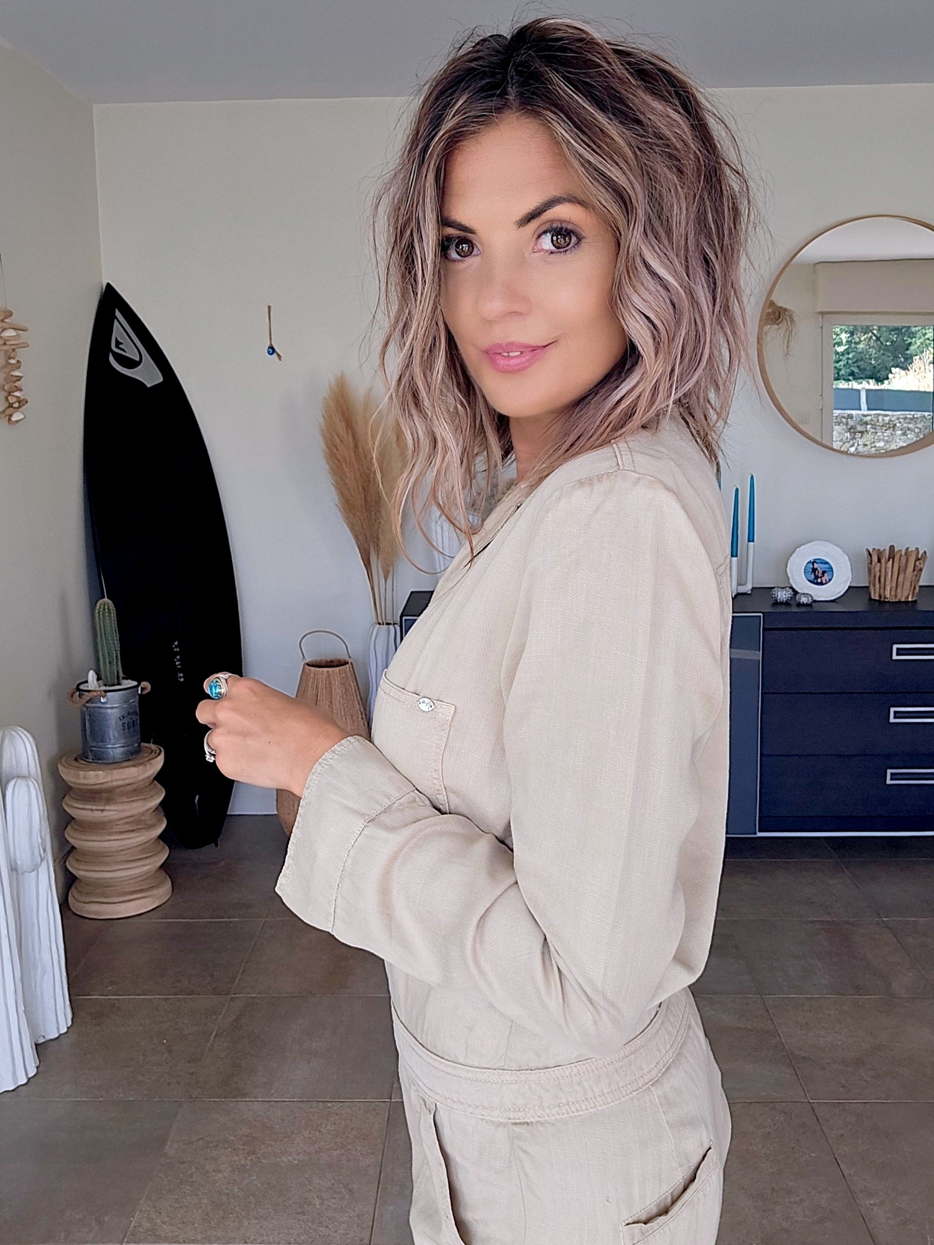 Combinaison beige