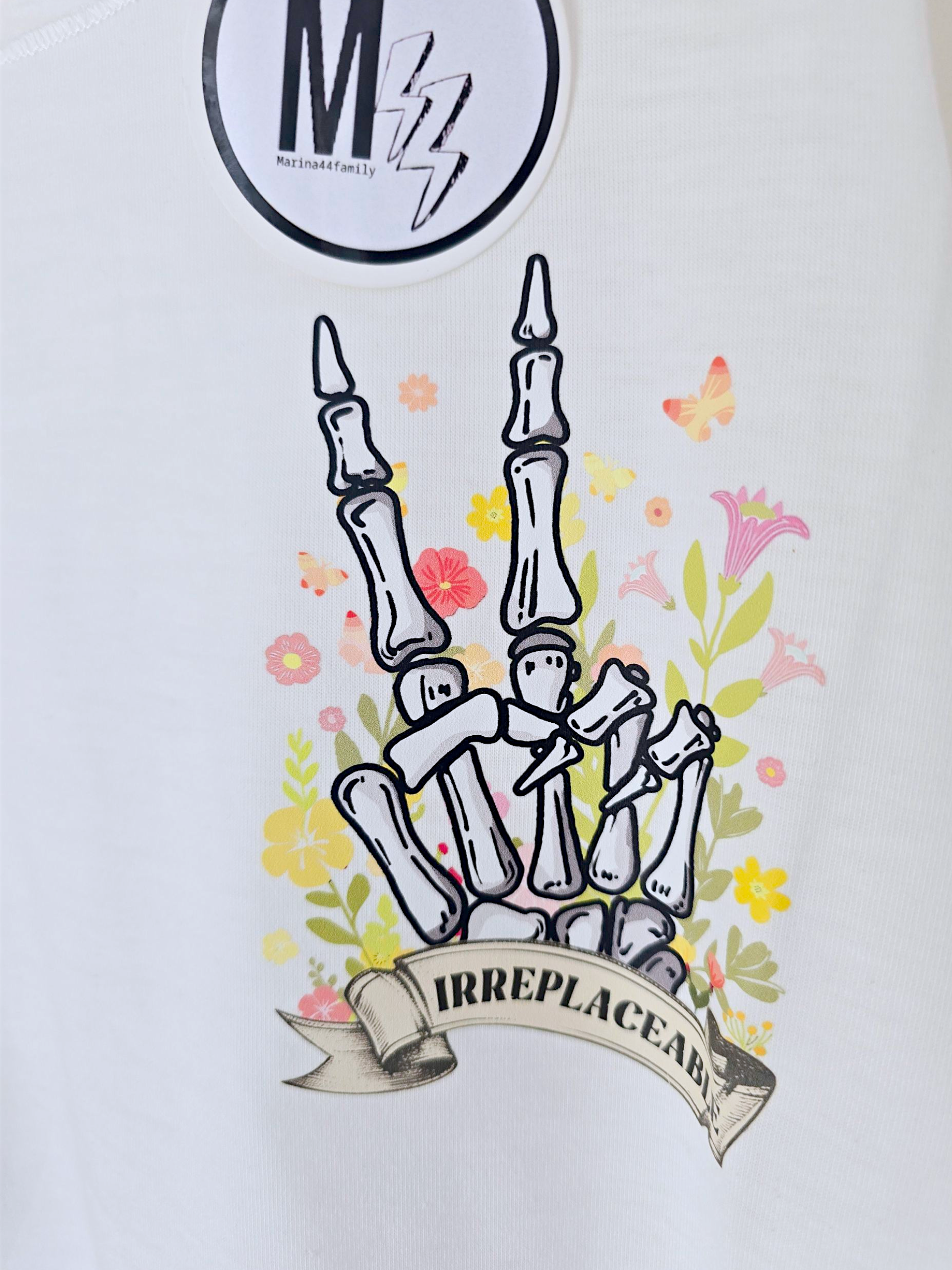 Débardeur peace &amp; love skull