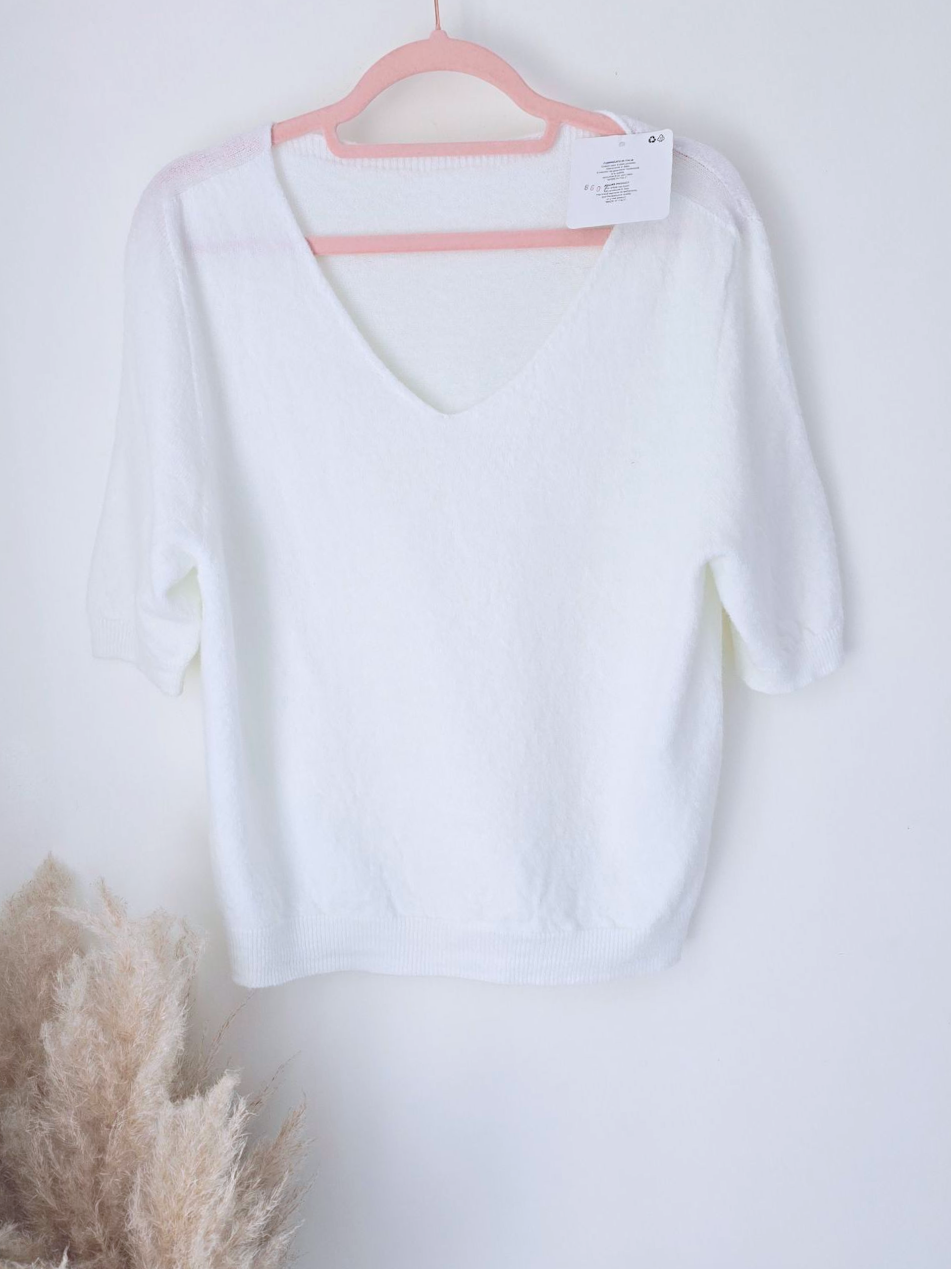 Pull doux blanc