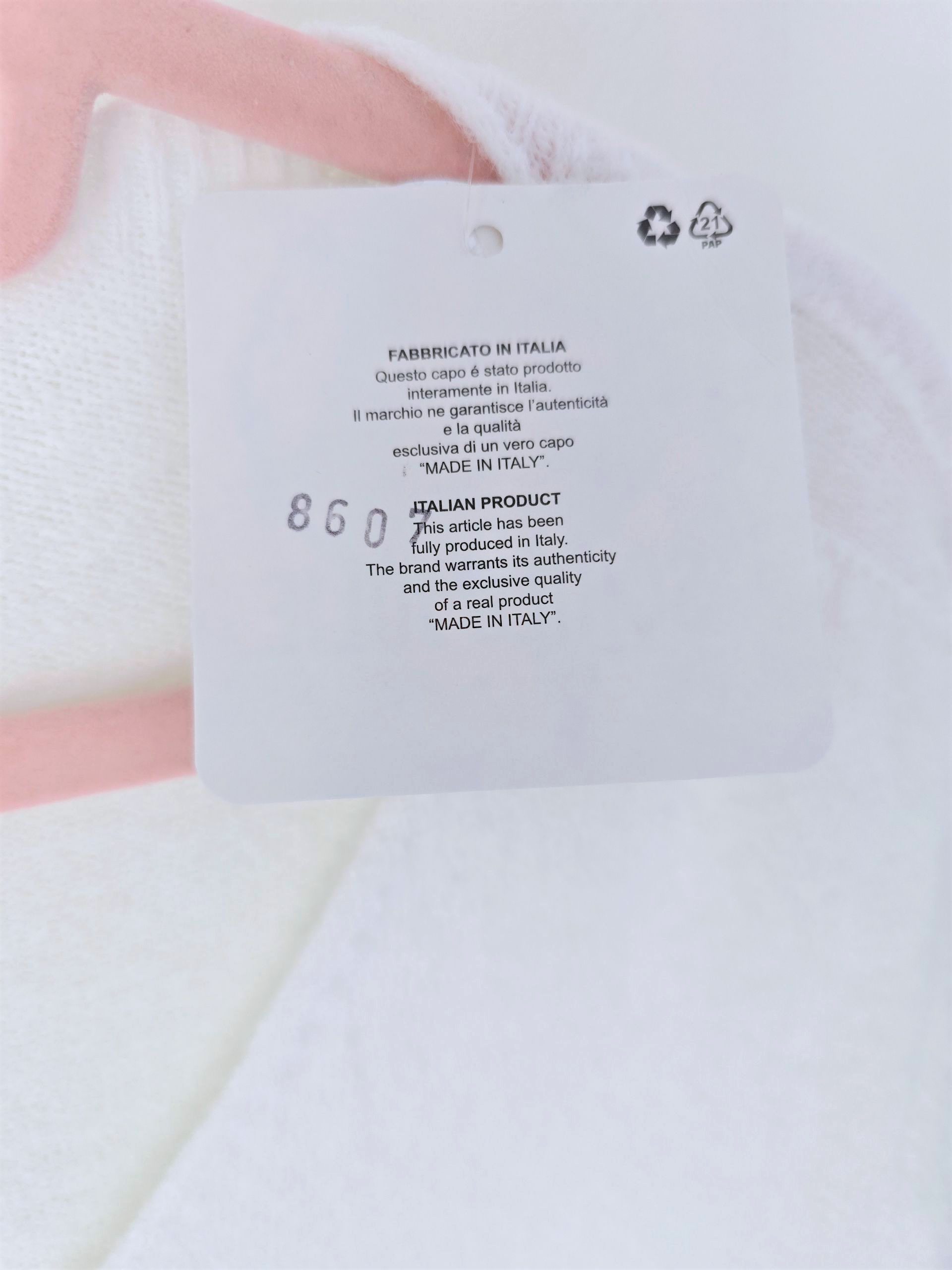 Pull doux blanc