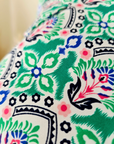 Veste flowers verte