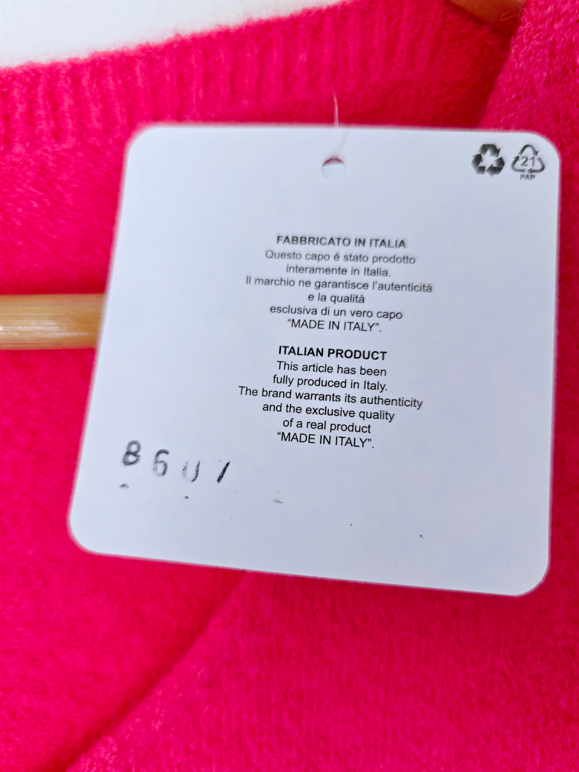 Pull doux rose fuchsia