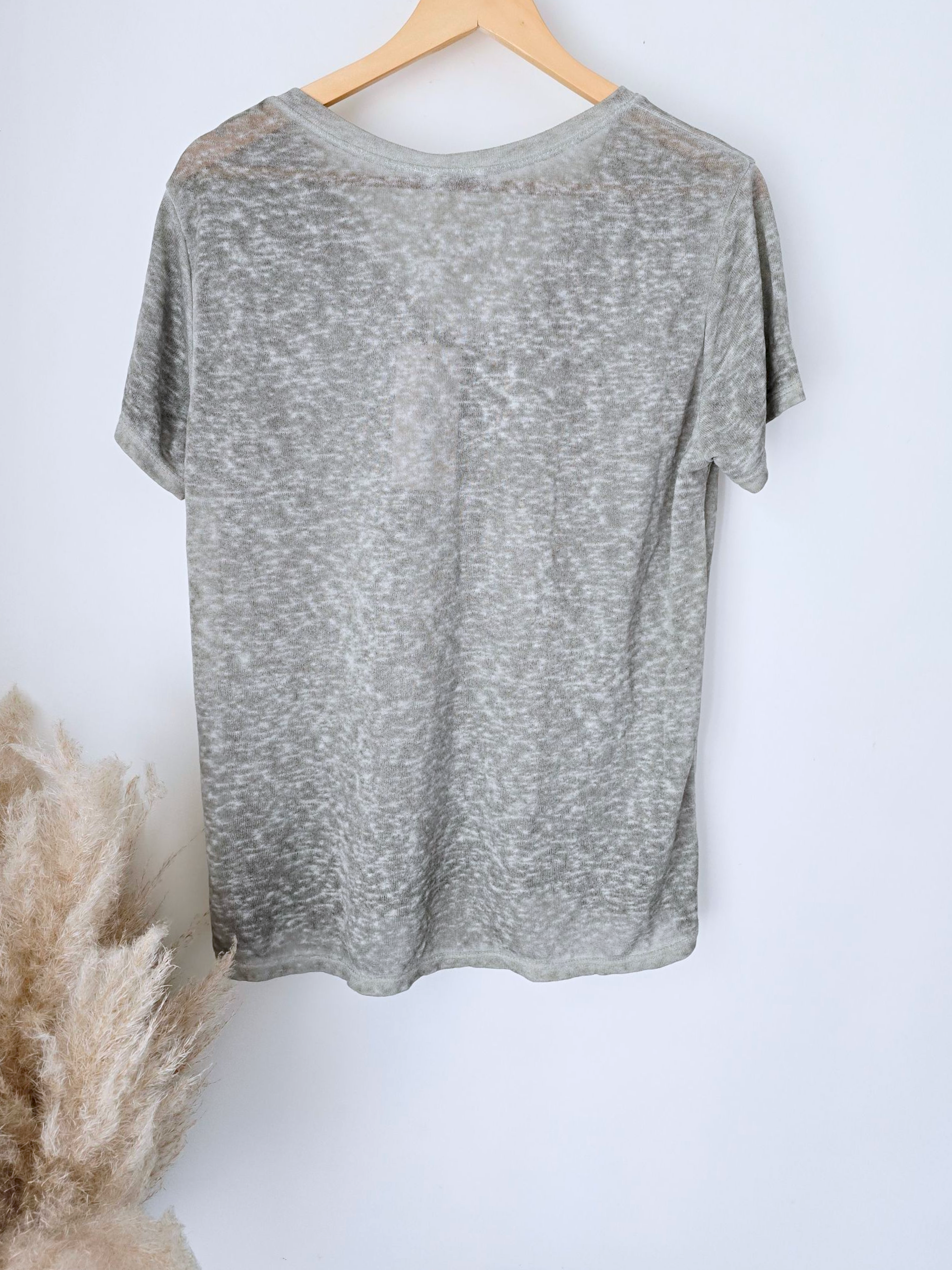 T-shirt skull kaki-beige