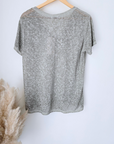 T-shirt skull kaki-beige
