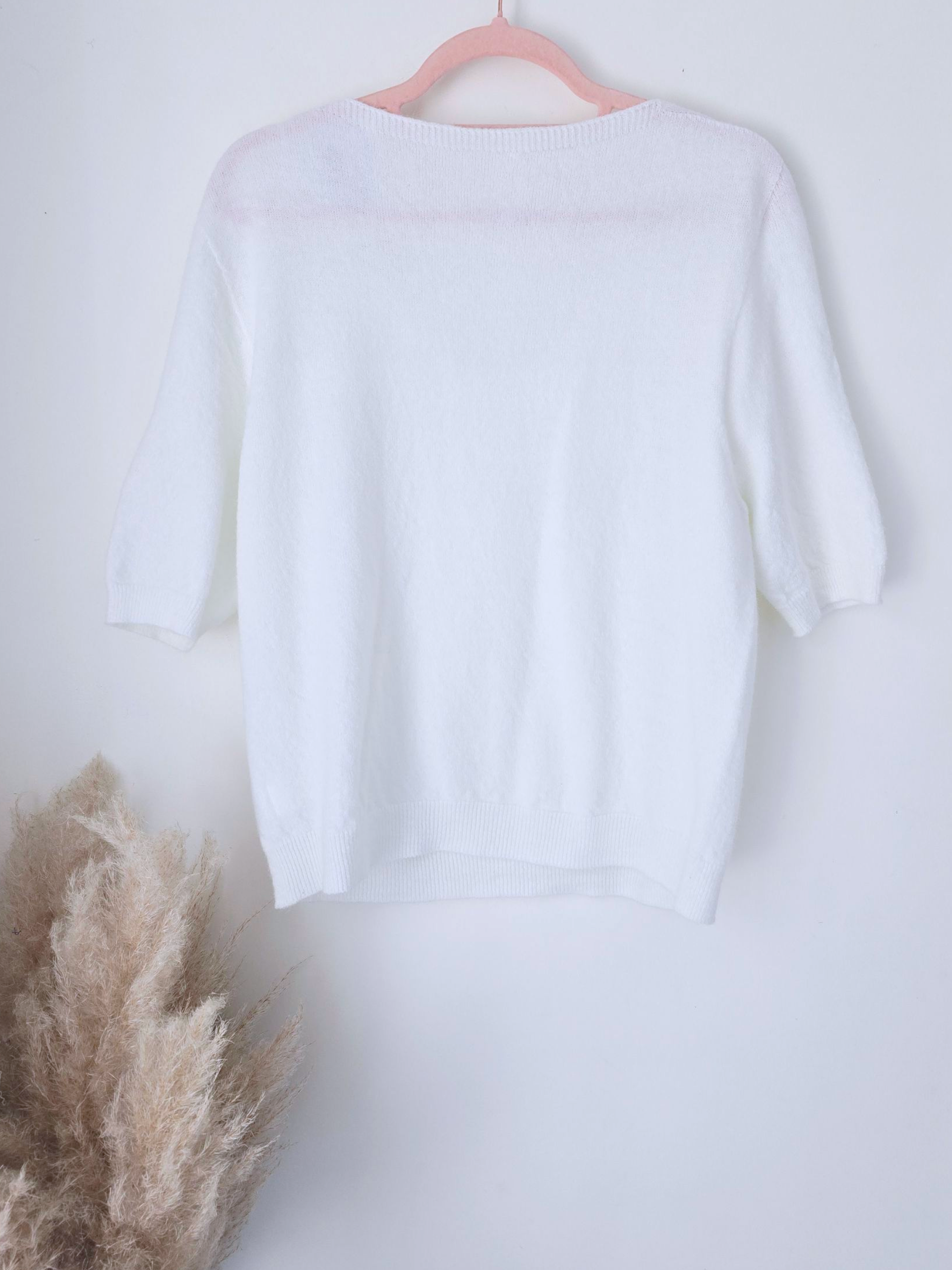 Pull doux blanc