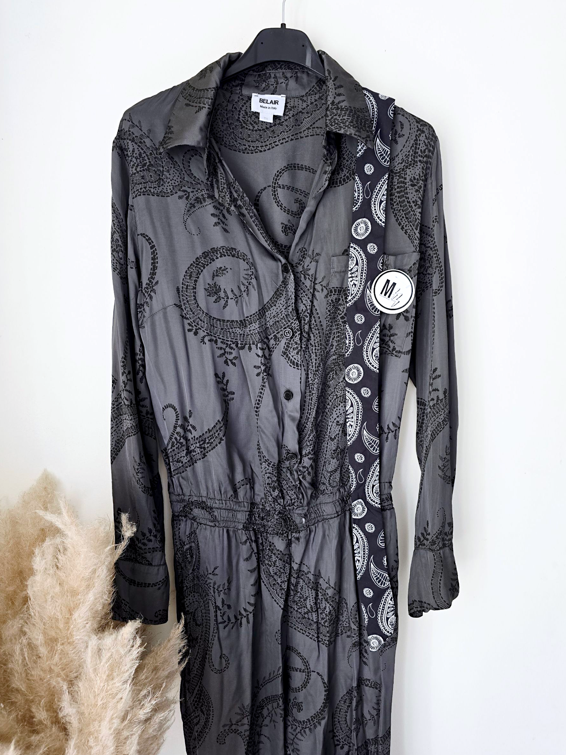 Combinaison bandana gris