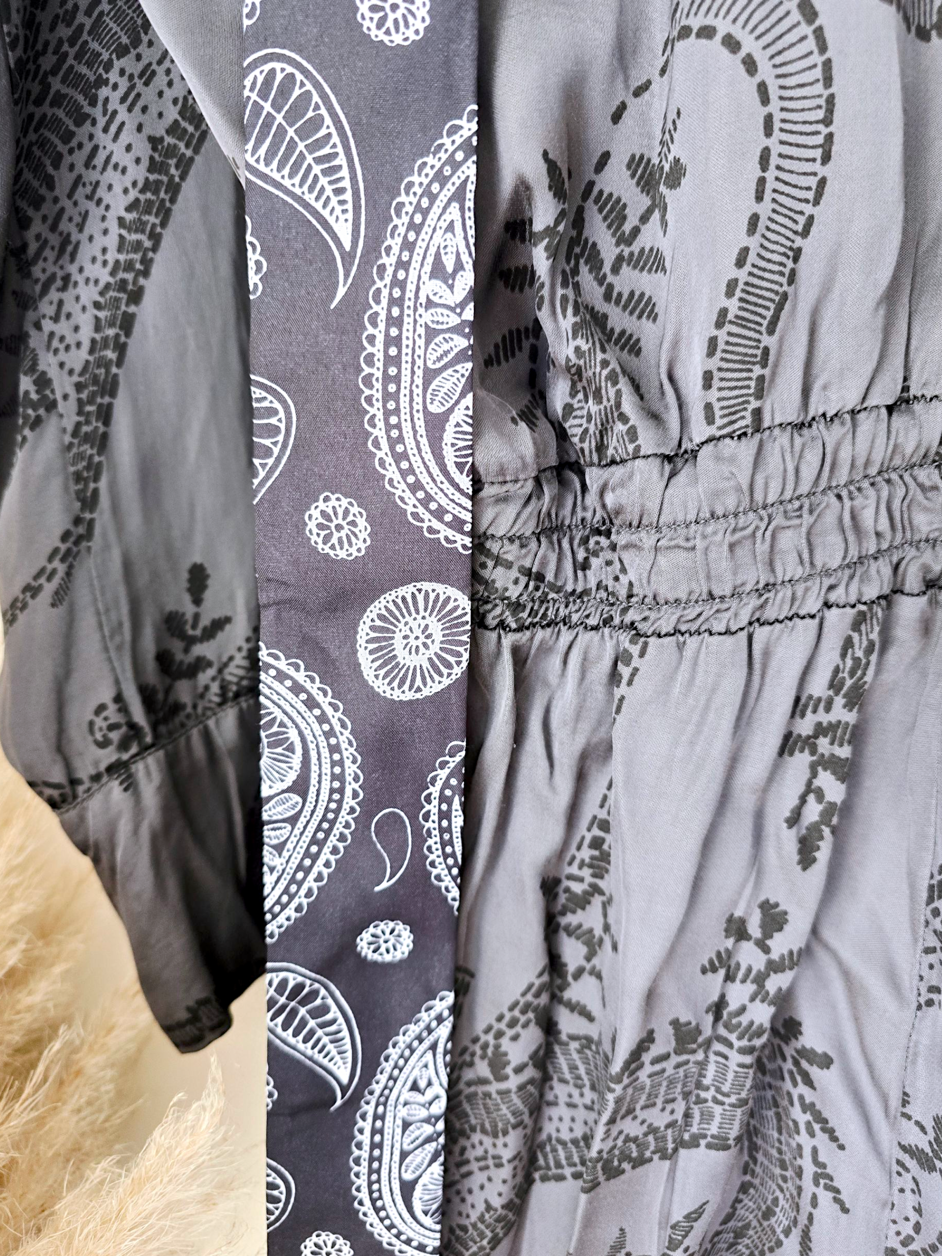 Combinaison bandana gris