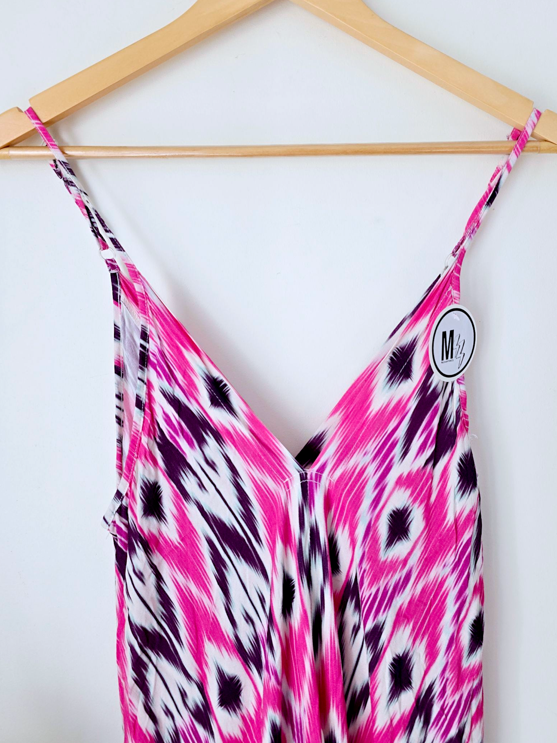 Robe rose éthnique