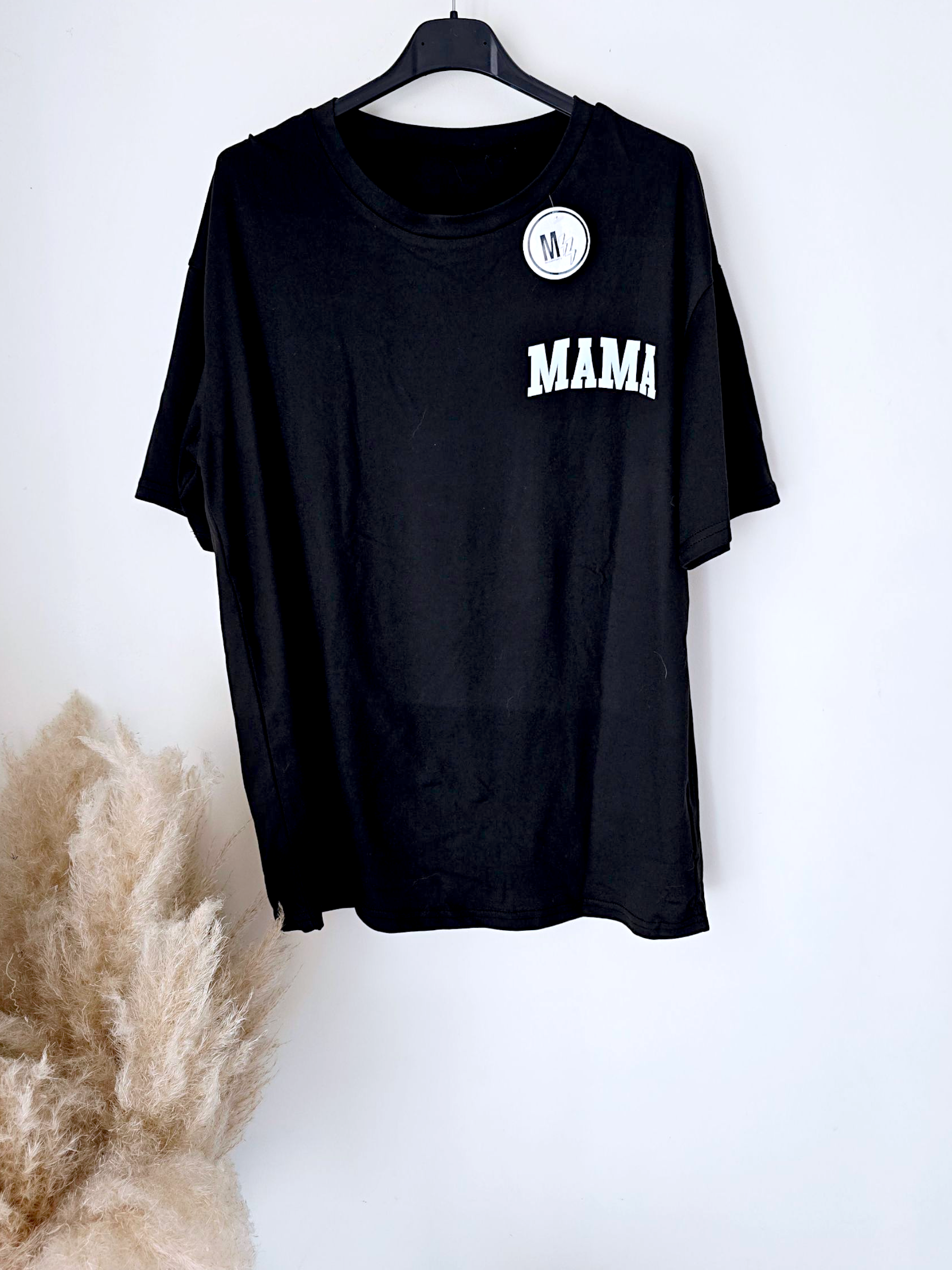 T-shirt noir Mama grr