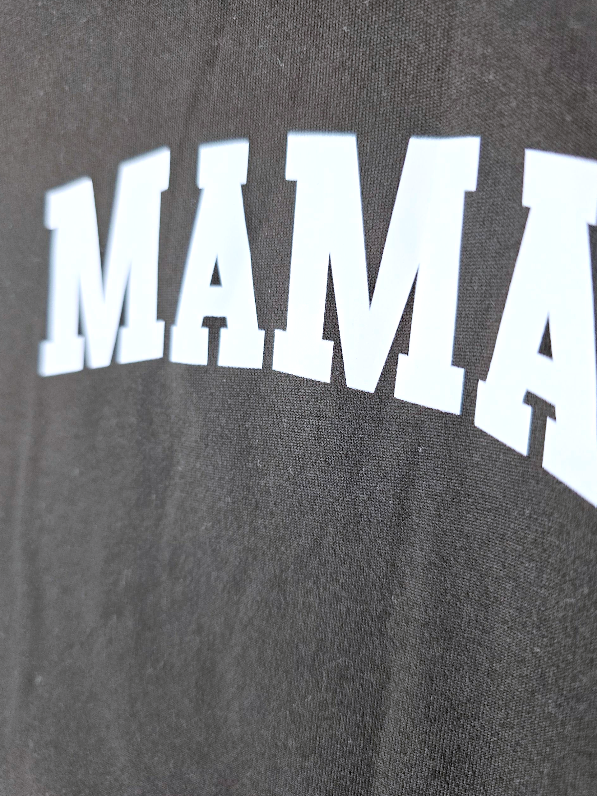 T-shirt noir Mama grr