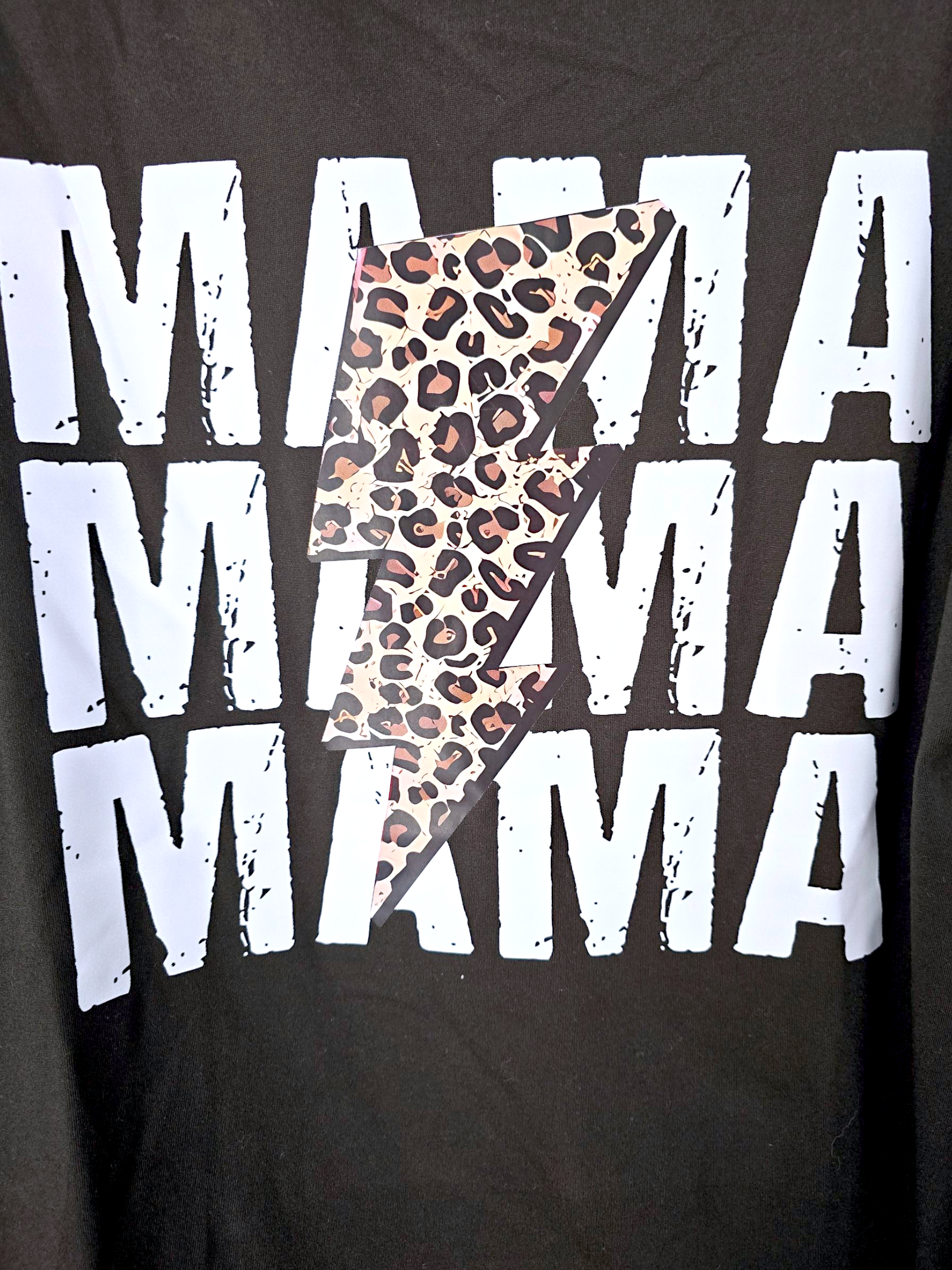 T-shirt noir Mama grr