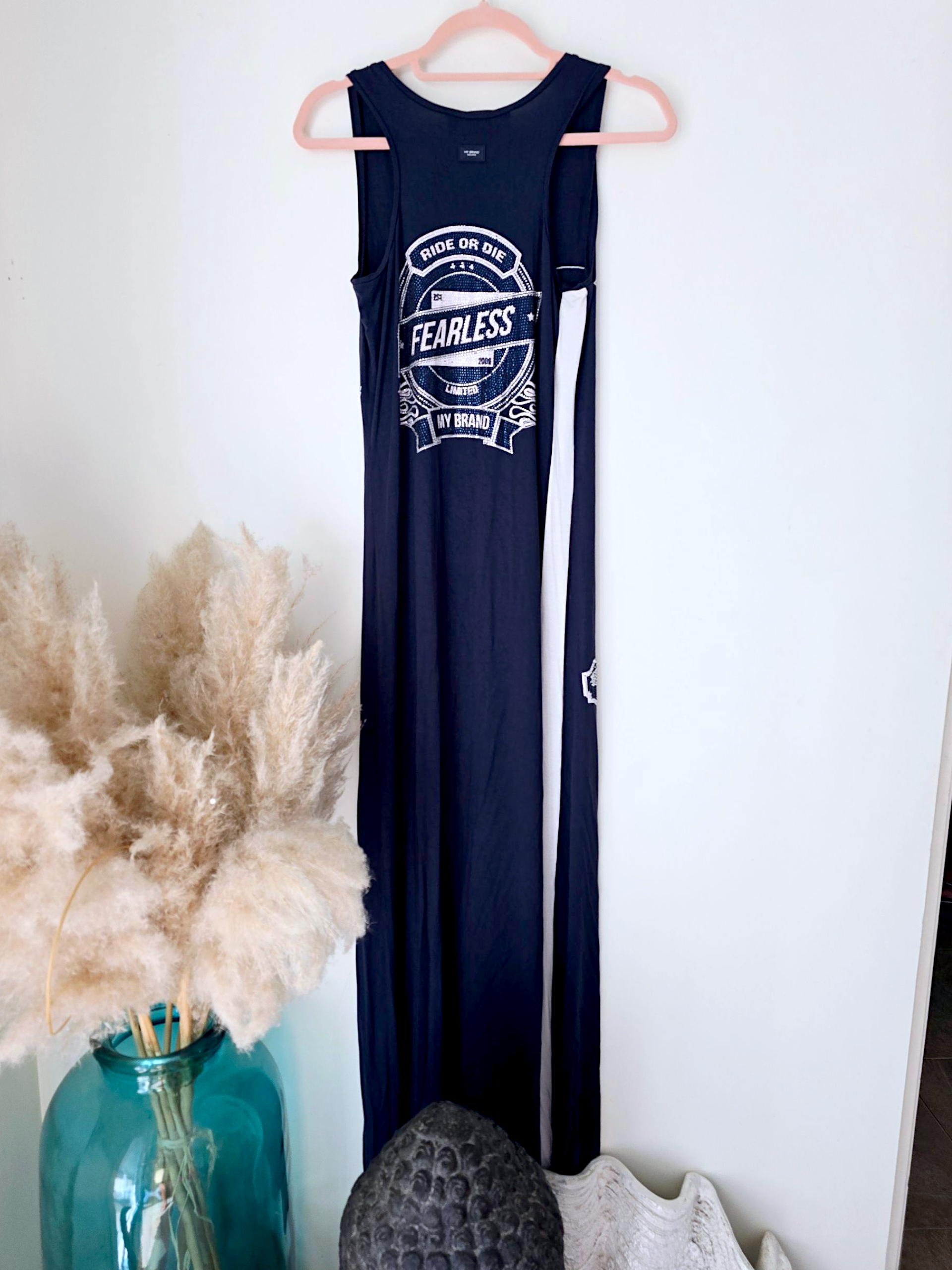 Robe tee-shirt strass
