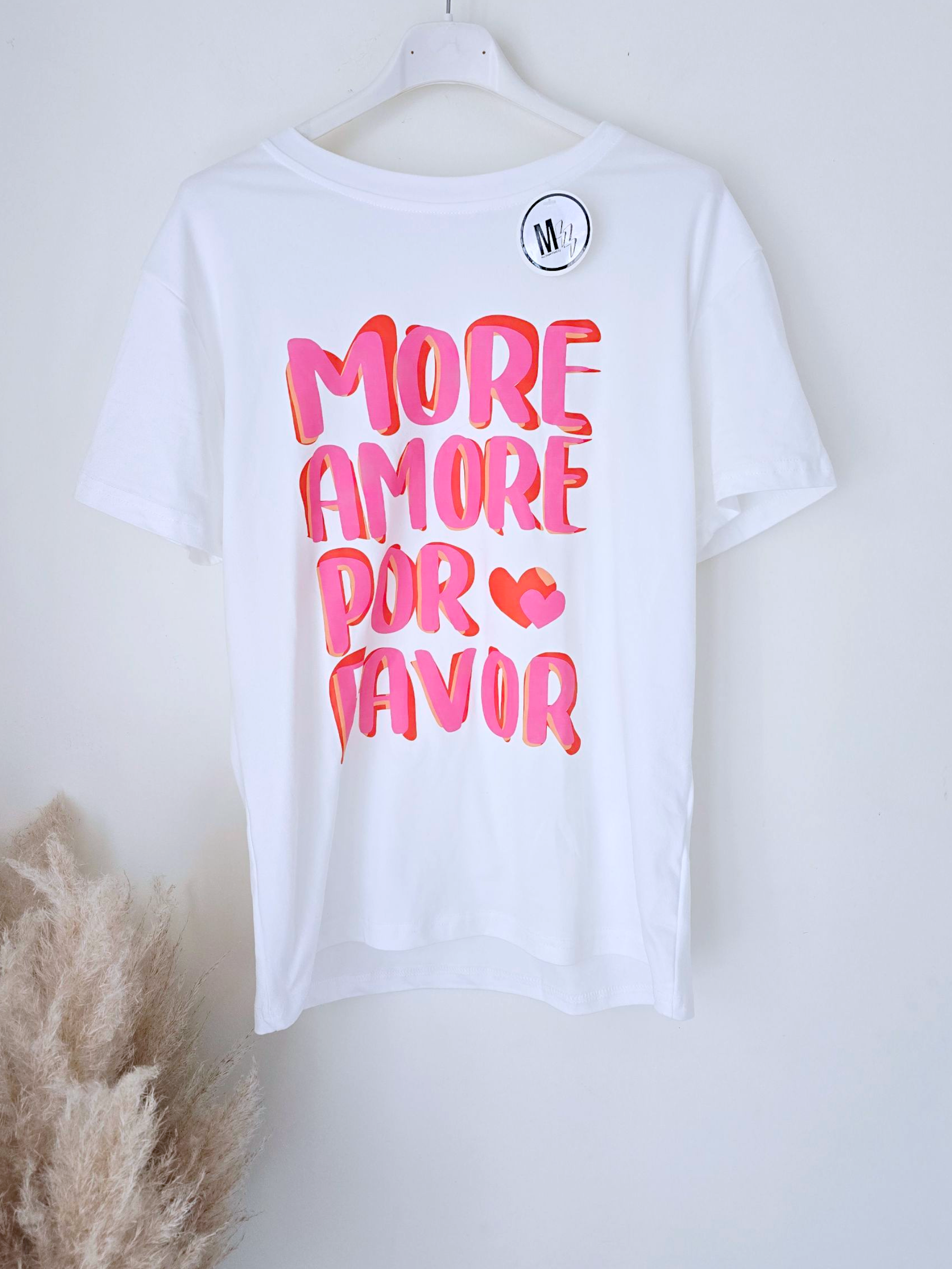 Tee-shirt blanc amore