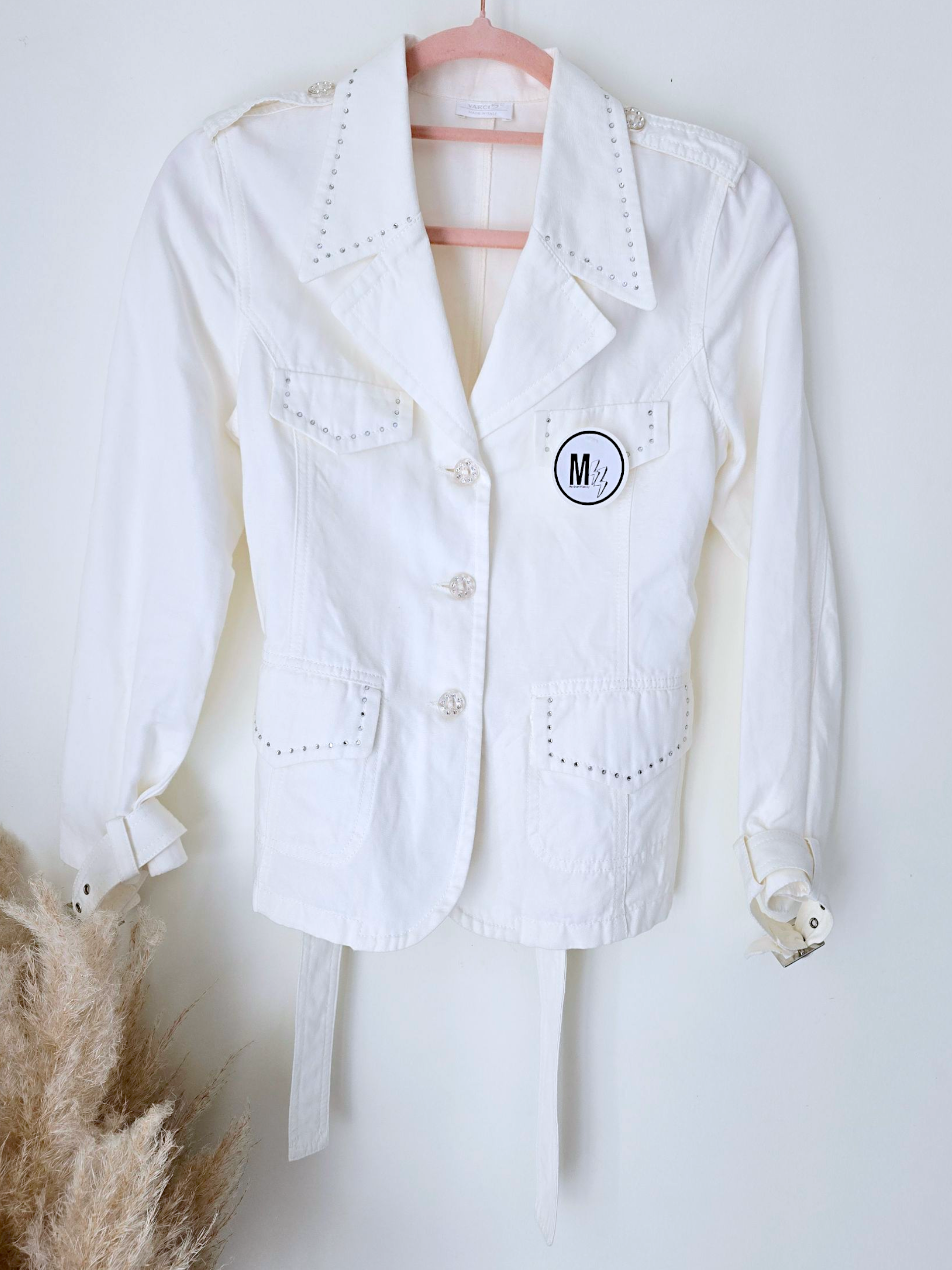 Veste white rock-chic
