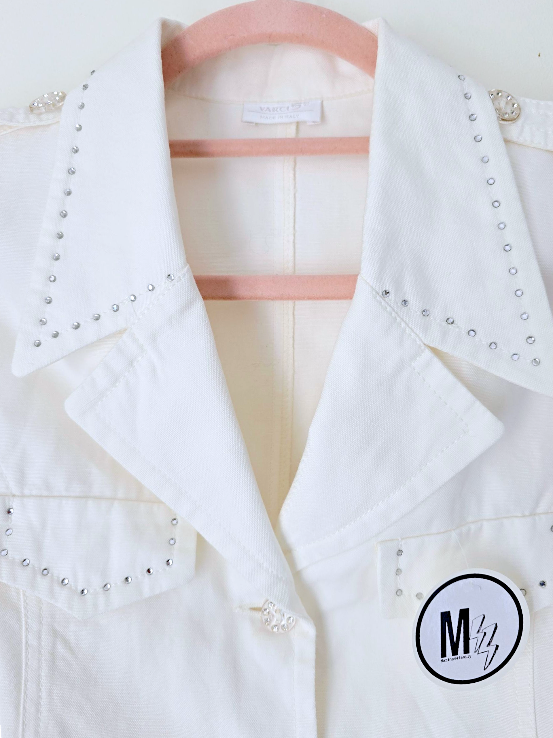 Veste white rock-chic