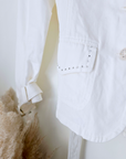 Veste white rock-chic