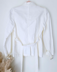 Veste white rock-chic