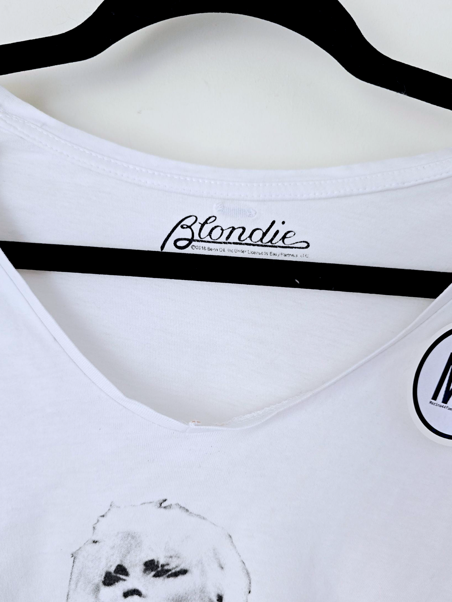 Tee-shirt blanc Blondie