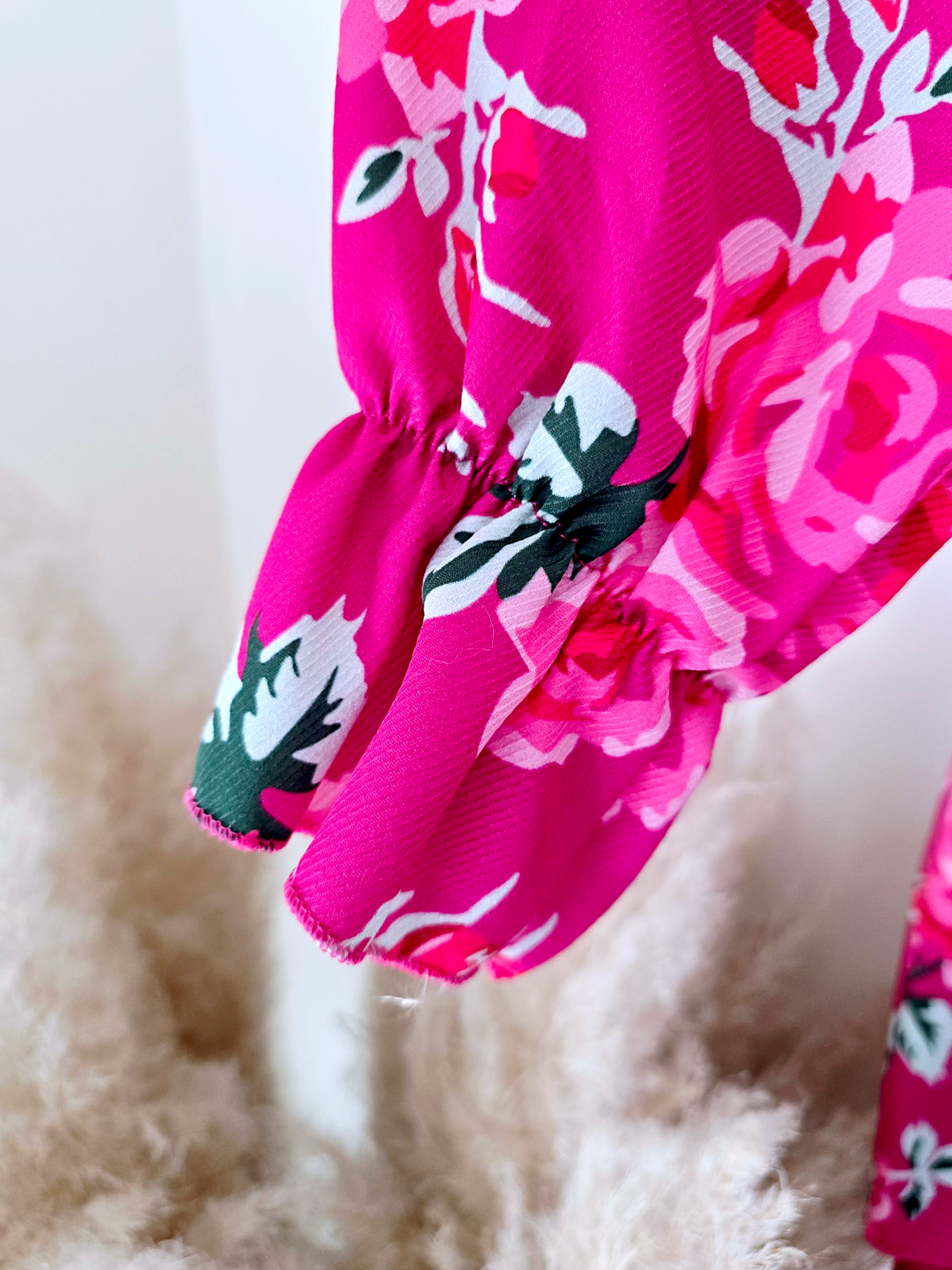 Robe flowers fuchsia
