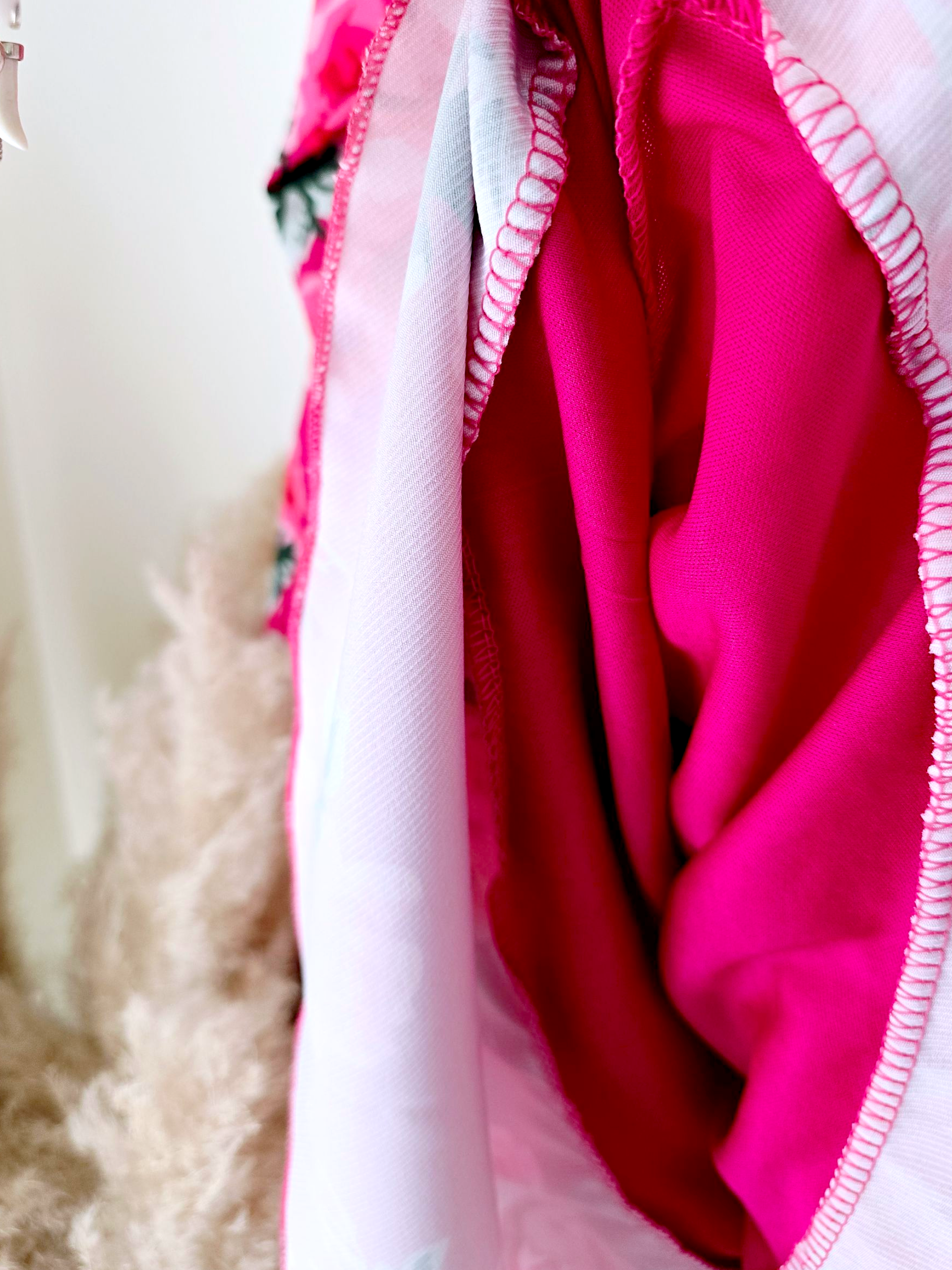 Robe flowers fuchsia