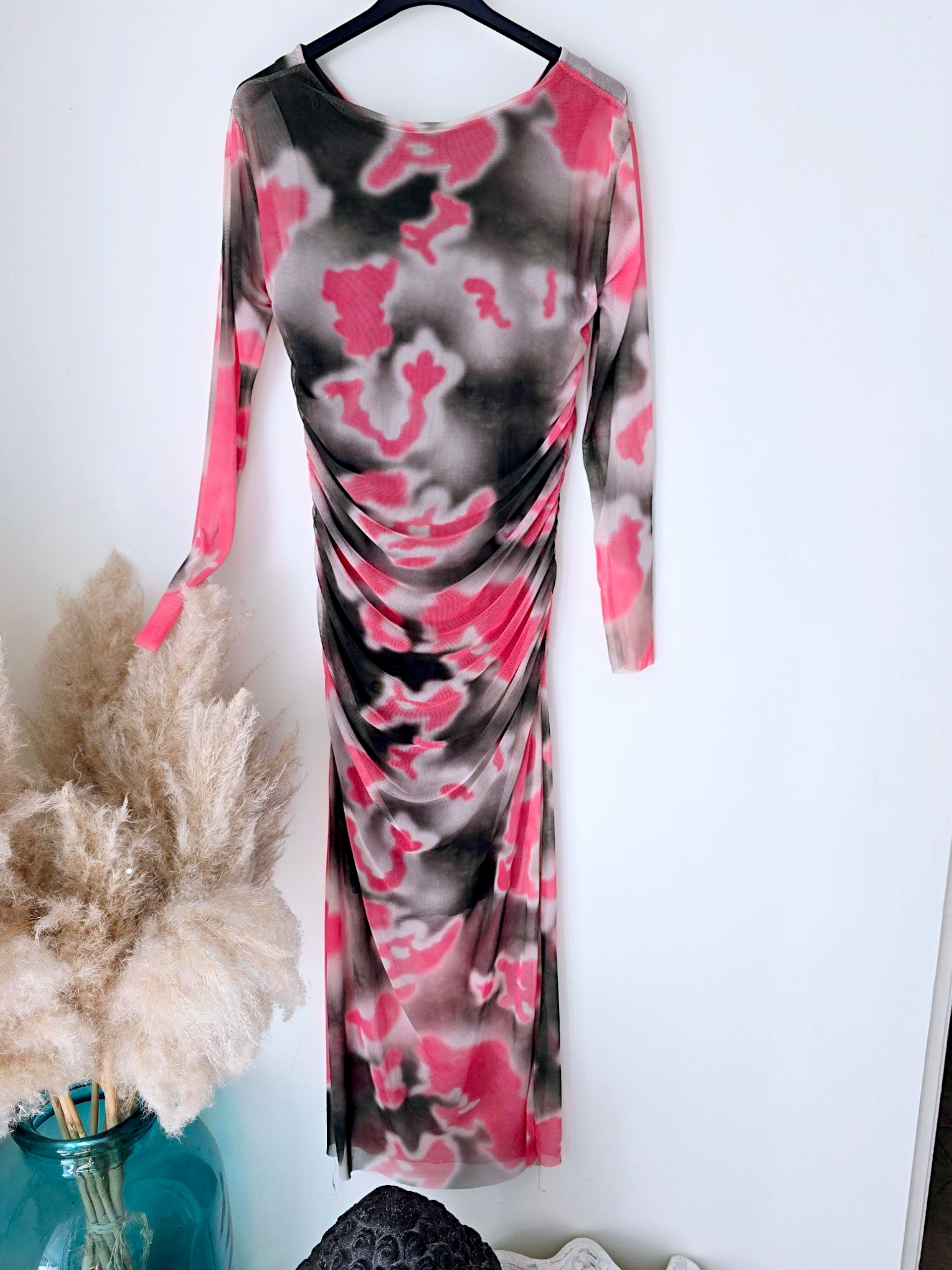 Robe tie and dye kaki